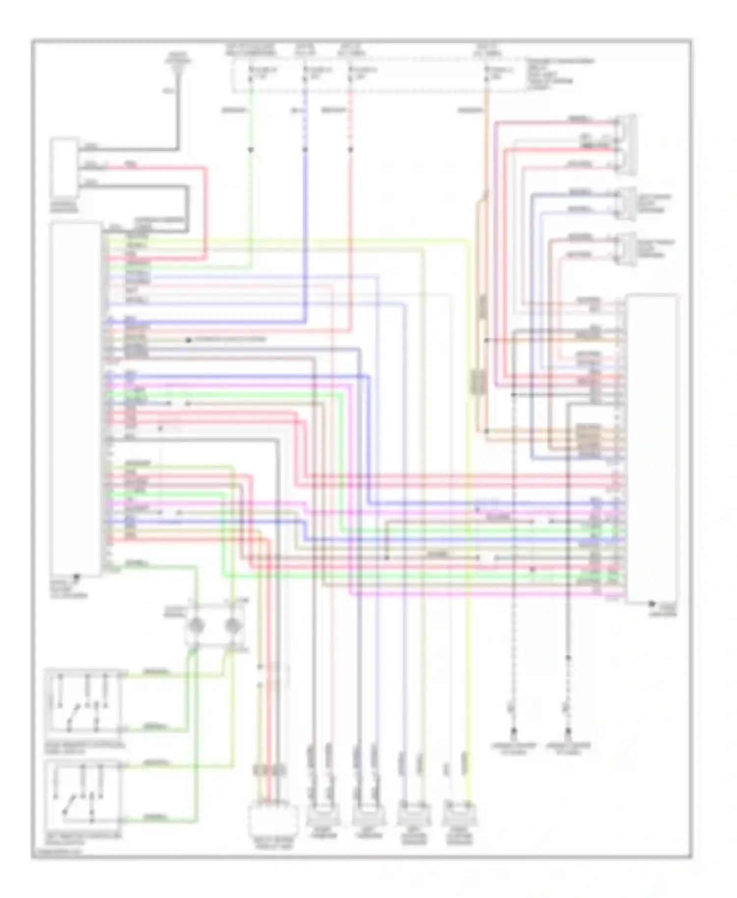 Eclipse Mitsubishi IV (2005-2008): Radio circuit, with amplifier