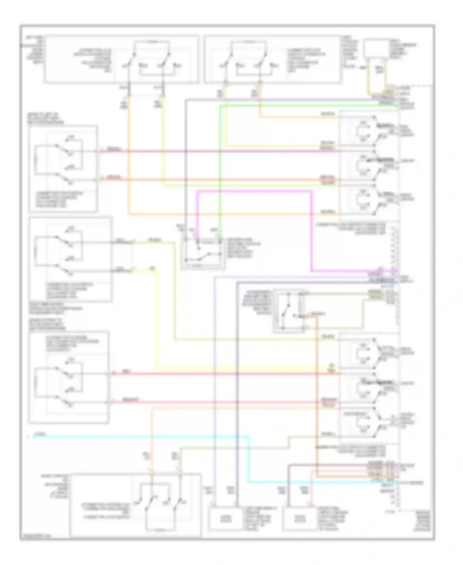 Eclipse Mitsubishi IV (2005-2008): Supplemental restraints circuit (3 of 3)