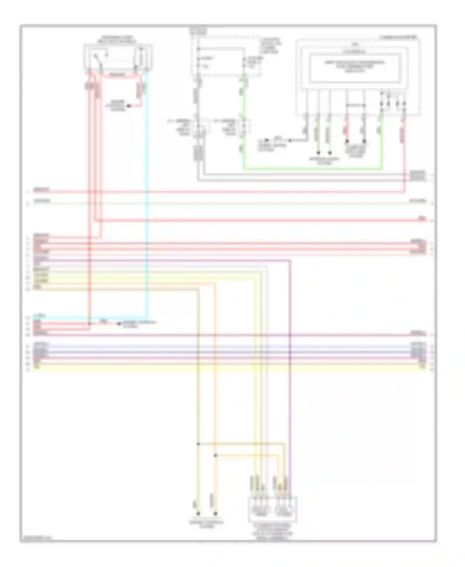 Eclipse Mitsubishi IV (2005-2008): Transmission circuit (2 of 3)