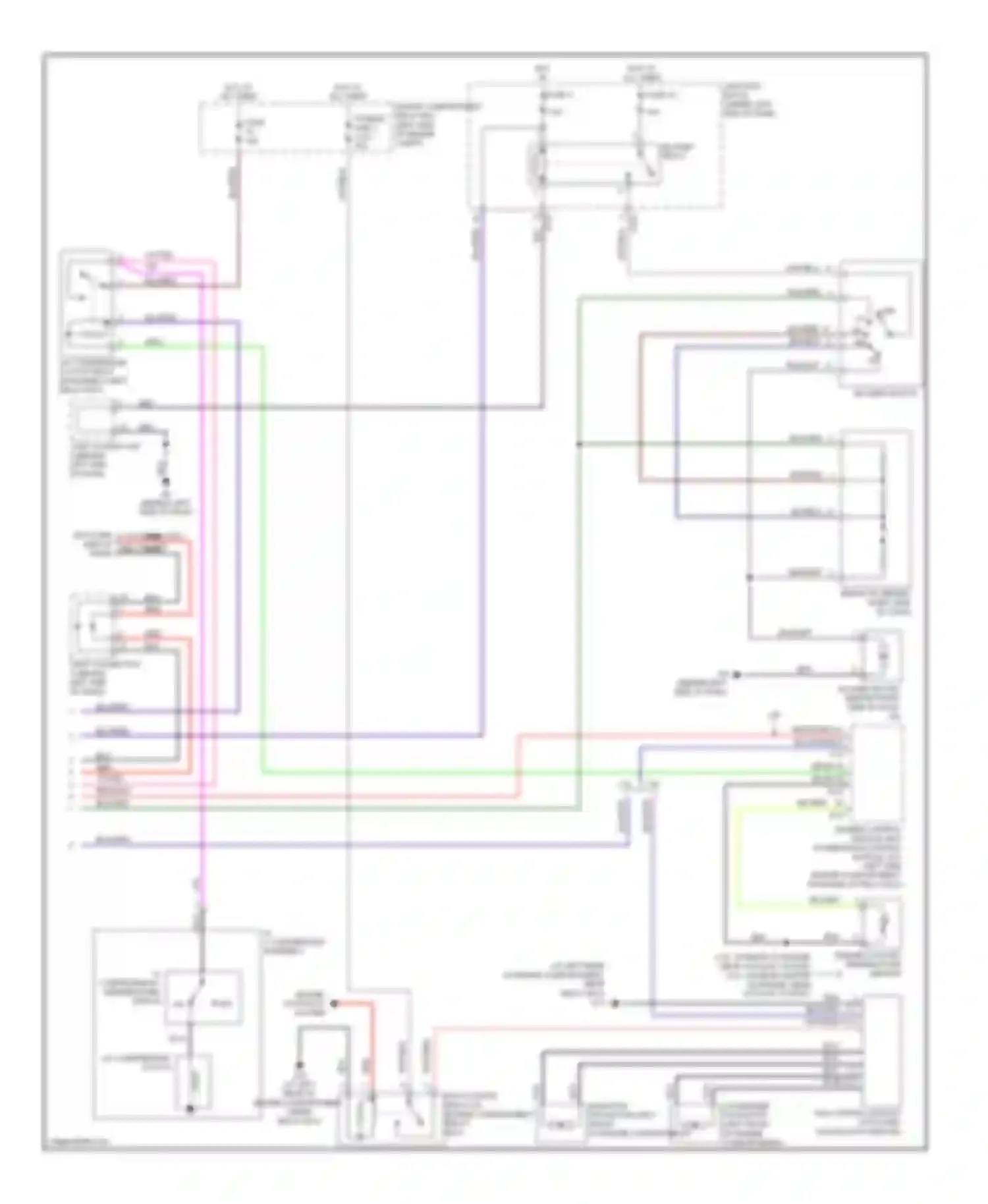 Wiring diagram 1 2 a-22-1 for Mitsubishi Eclipse IV (2005-2008) (3 of 3)