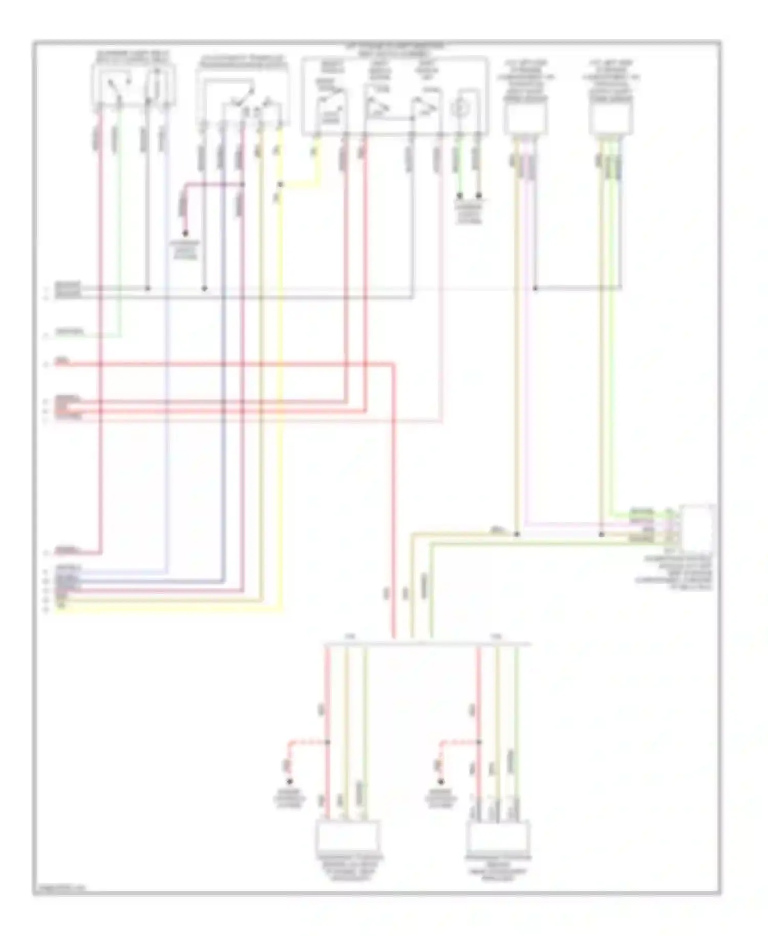 Wiring diagram auto mode for Mitsubishi Eclipse IV (2005-2008) (1 of 3)