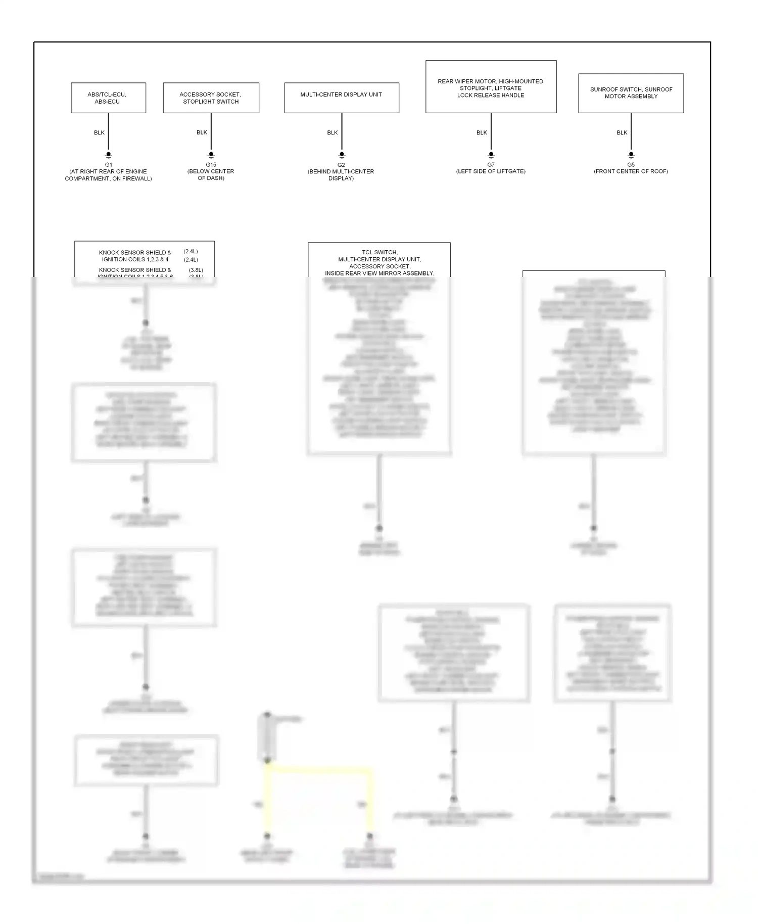 Mitsubishi Eclipse IV (2005-2008) battery wiring diagram  (2 of 4)