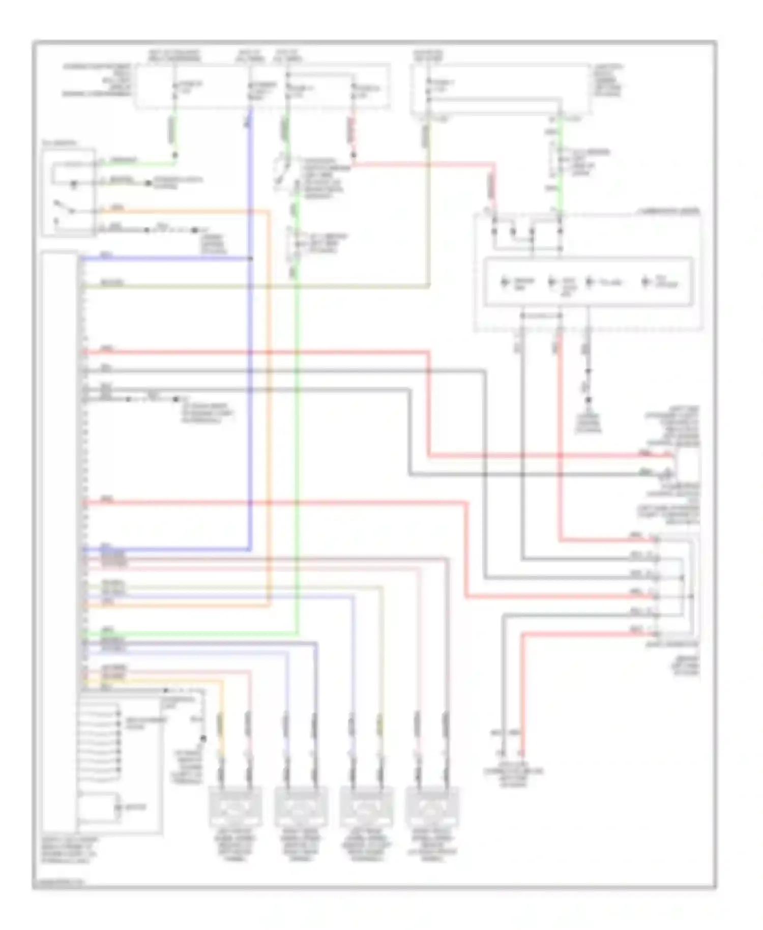 Wiring diagram c-215 for Mitsubishi Eclipse IV (2005-2008) (1 of 12)