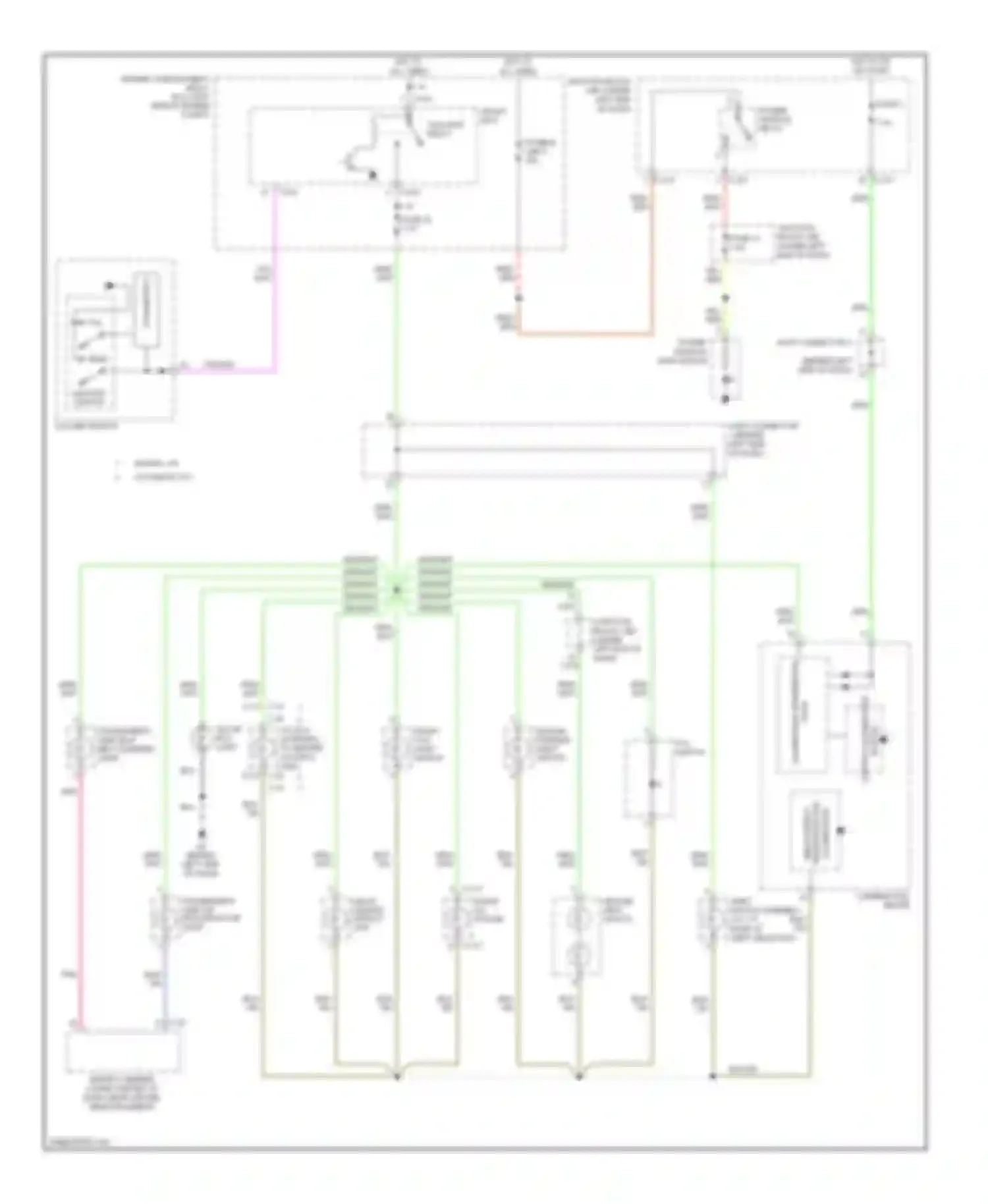 Wiring diagram column switch for Mitsubishi Eclipse IV (2005-2008) (5 of 6)