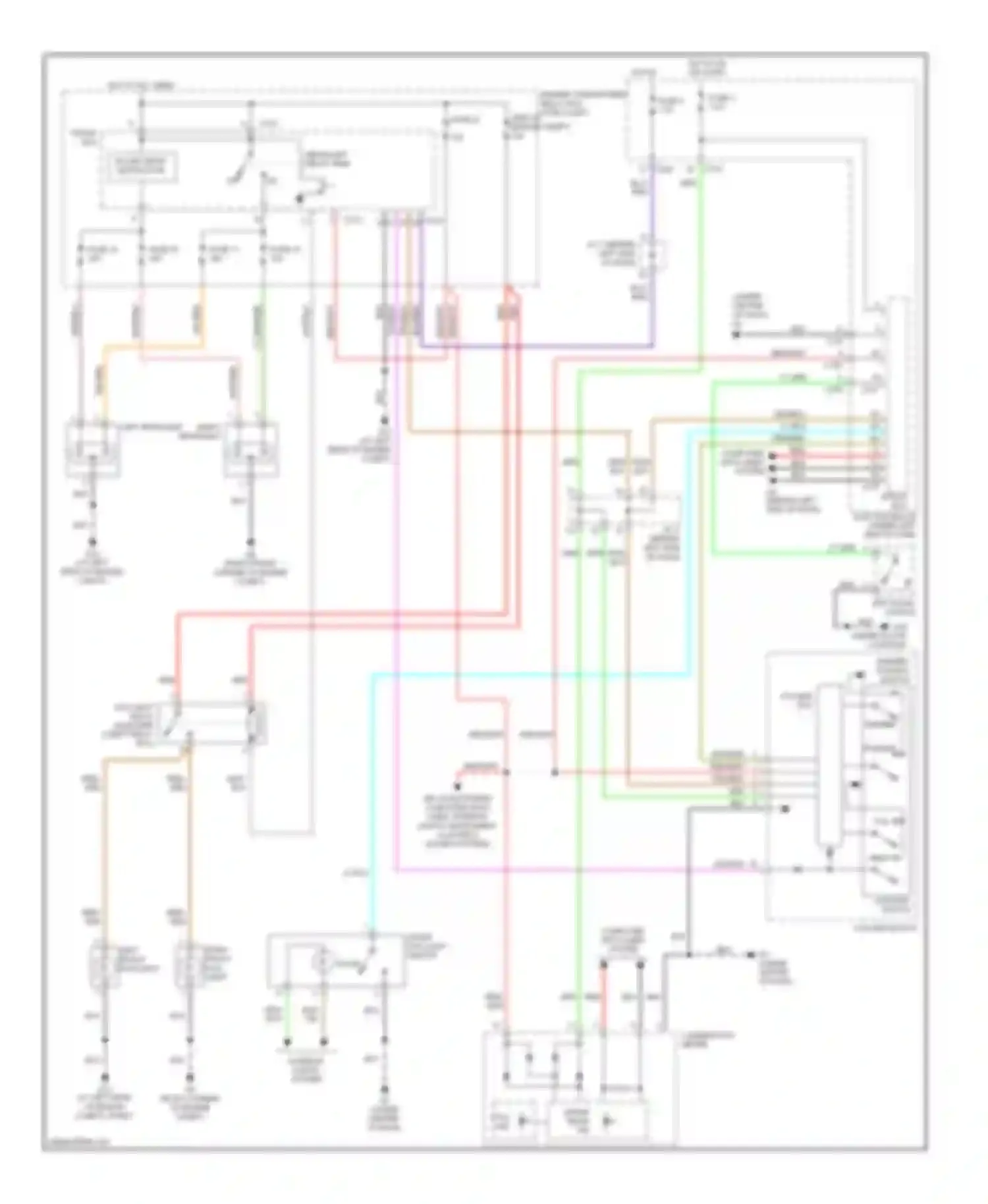 Wiring diagram computer data lines system for Mitsubishi Eclipse IV (2005-2008) (3 of 20)