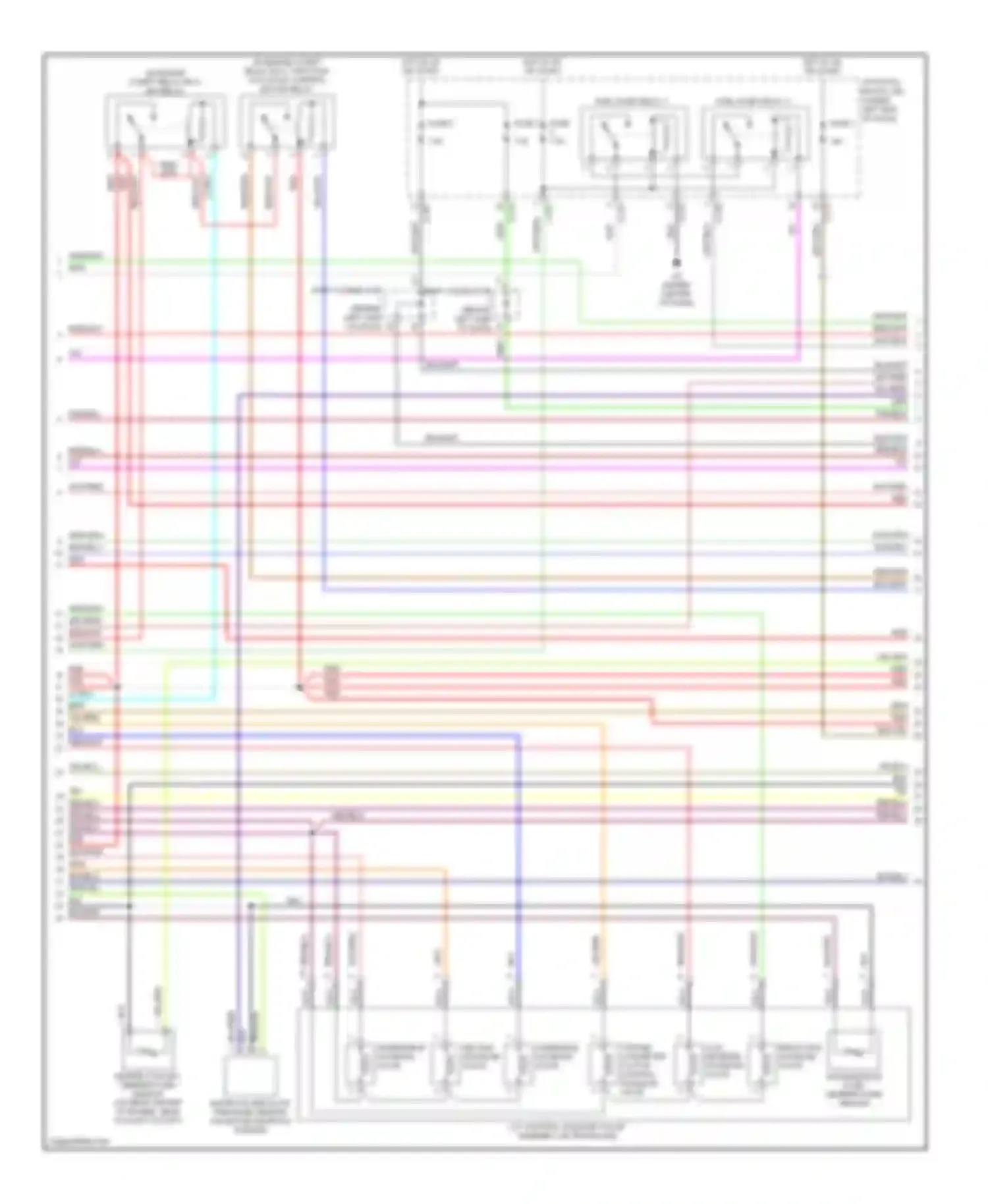 Wiring diagram fuse 1 for Mitsubishi Eclipse IV (2005-2008) (4 of 5)