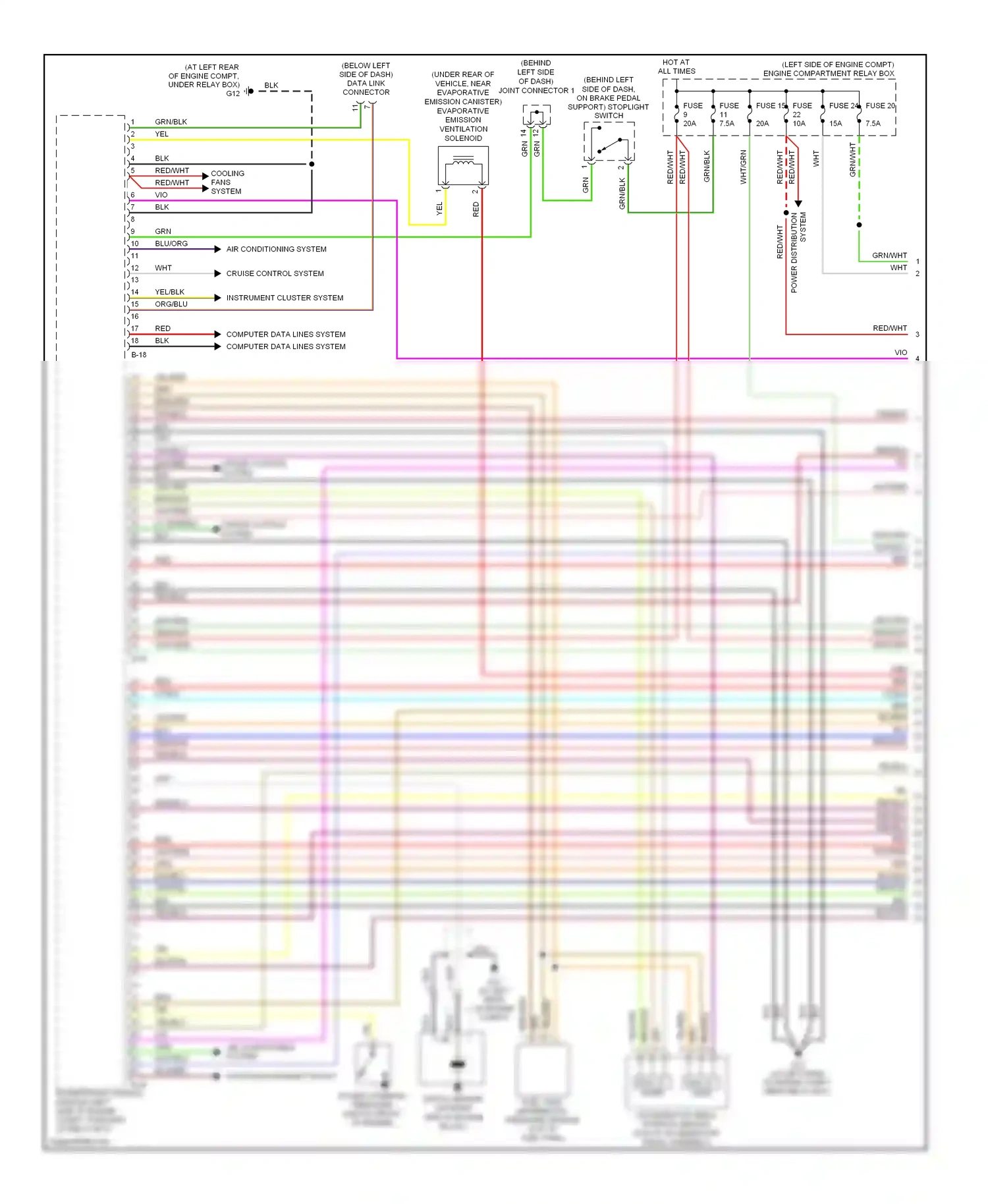 Mitsubishi Eclipse IV (2005-2008) vio wiring diagram  (4 of 23)