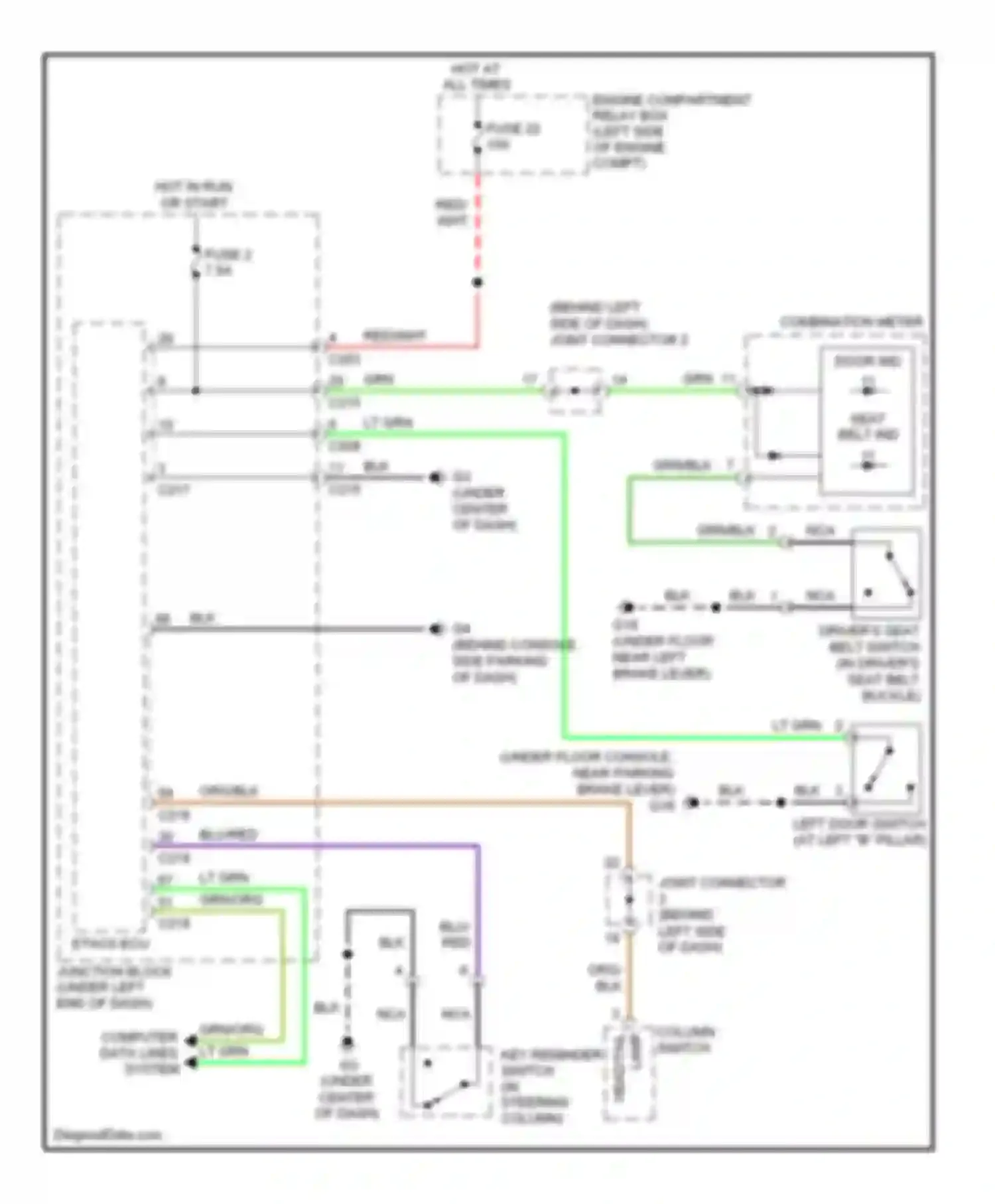 Wiring diagram wht for Mitsubishi Eclipse IV (2005-2008) (47 of 47)