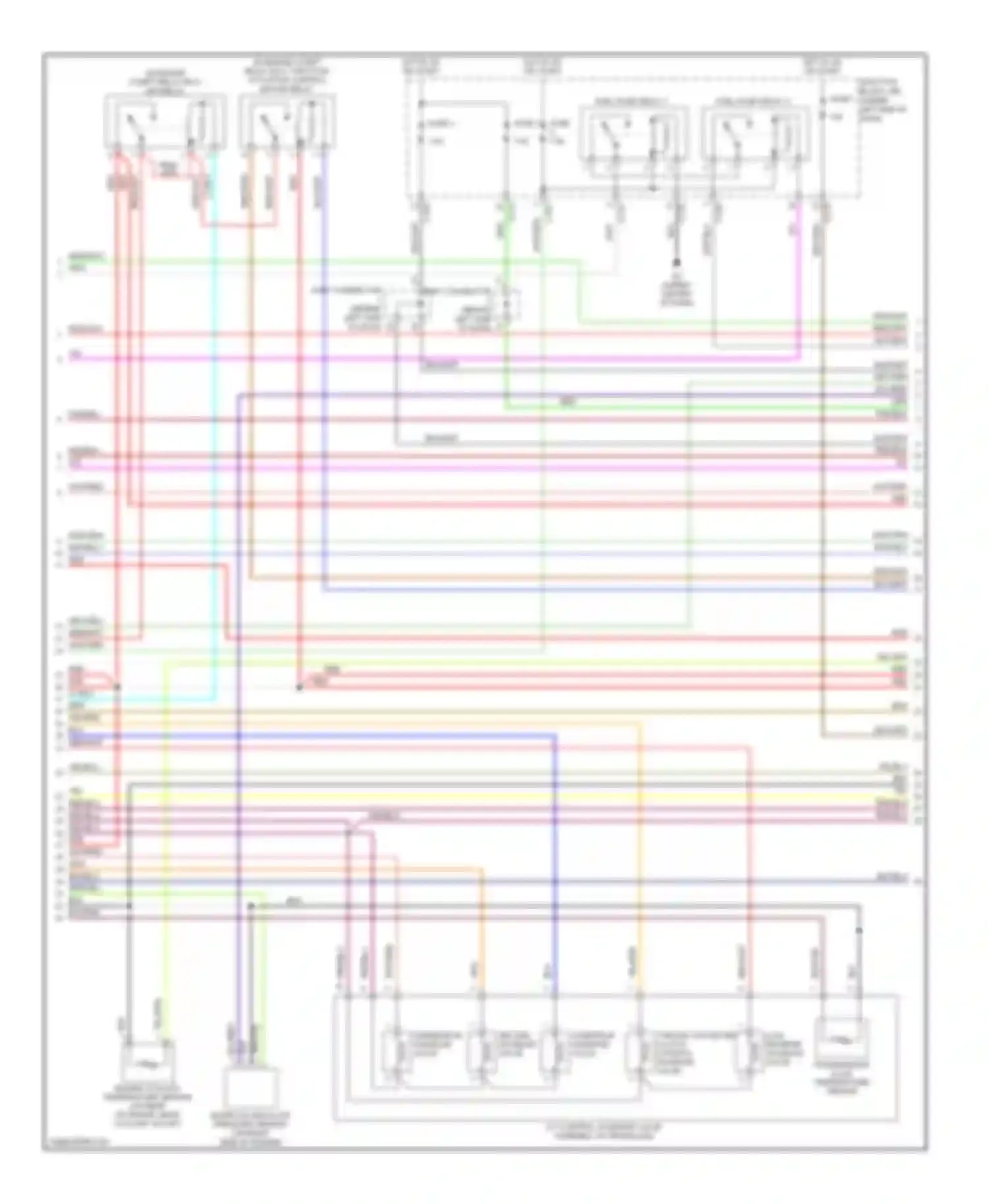 Wiring diagram wht/blk for Mitsubishi Eclipse IV (2005-2008) (7 of 24)