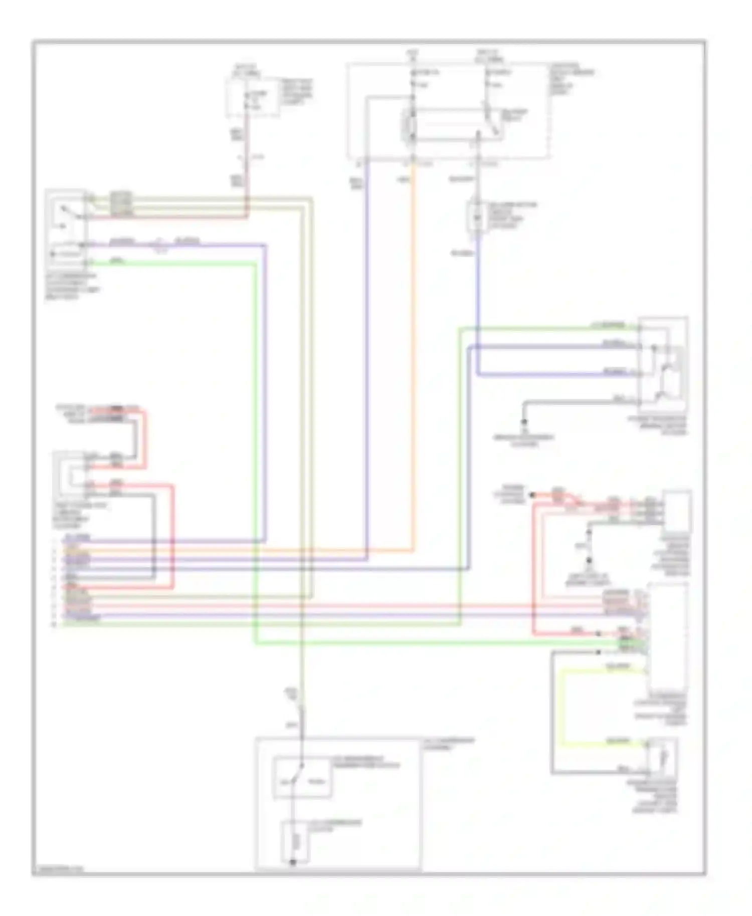 Galant Mitsubishi IX facelift 2 (2008-2012): Automatic a/c circuit (2 of 2)