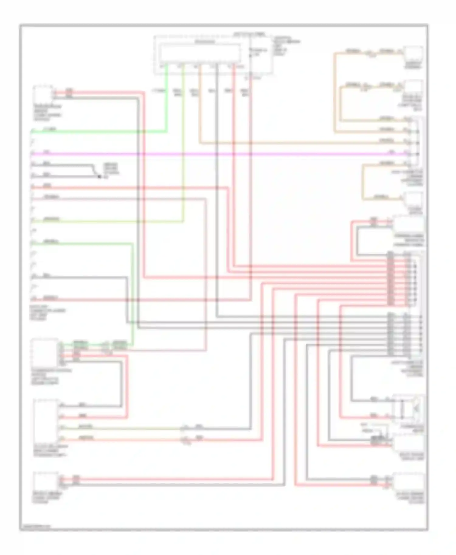 Galant Mitsubishi IX facelift 2 (2008-2012): Computer data lines circuit