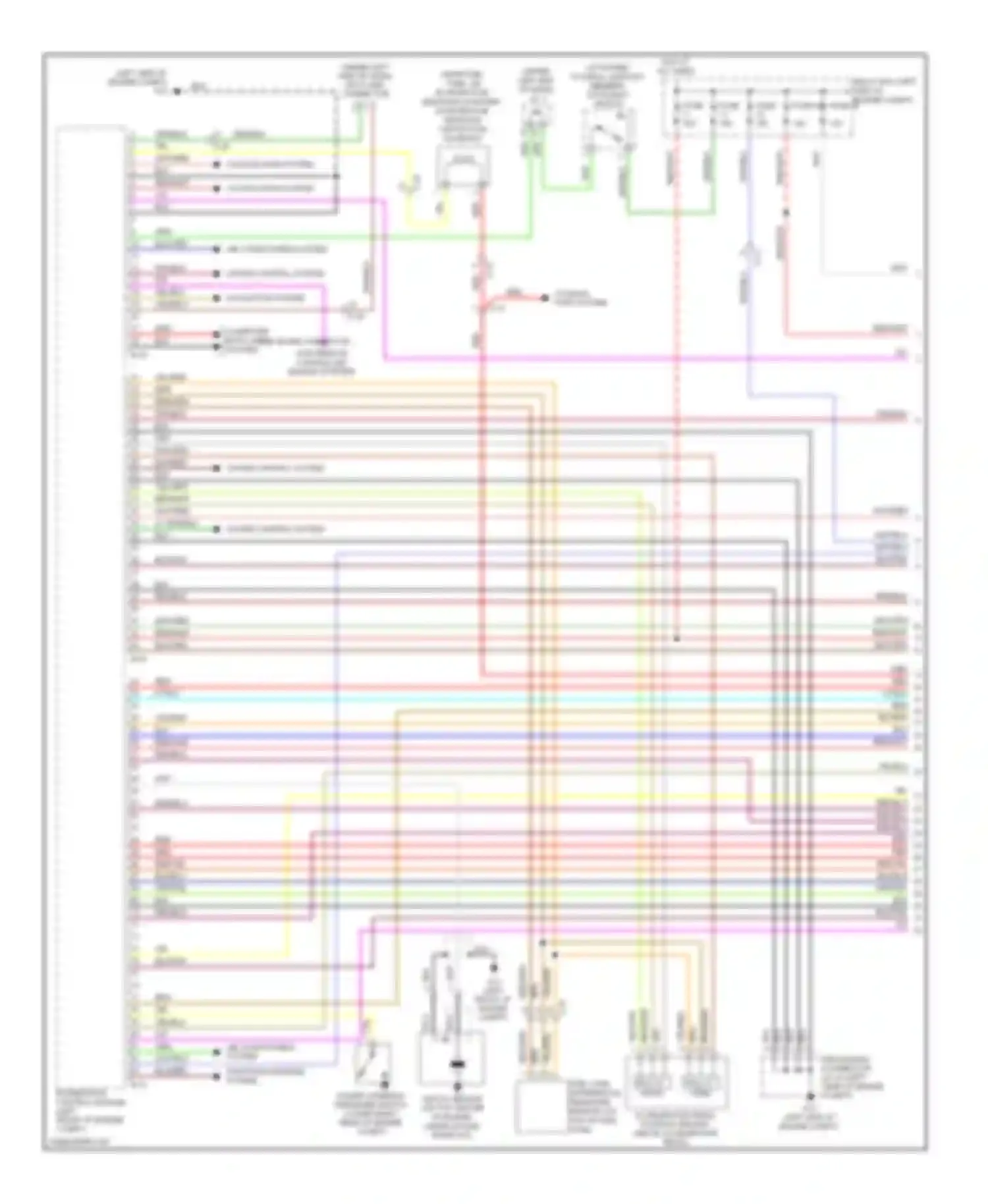 Galant Mitsubishi IX facelift 2 (2008-2012): Wiring diagram engine performance 2.4l (1 of 5)