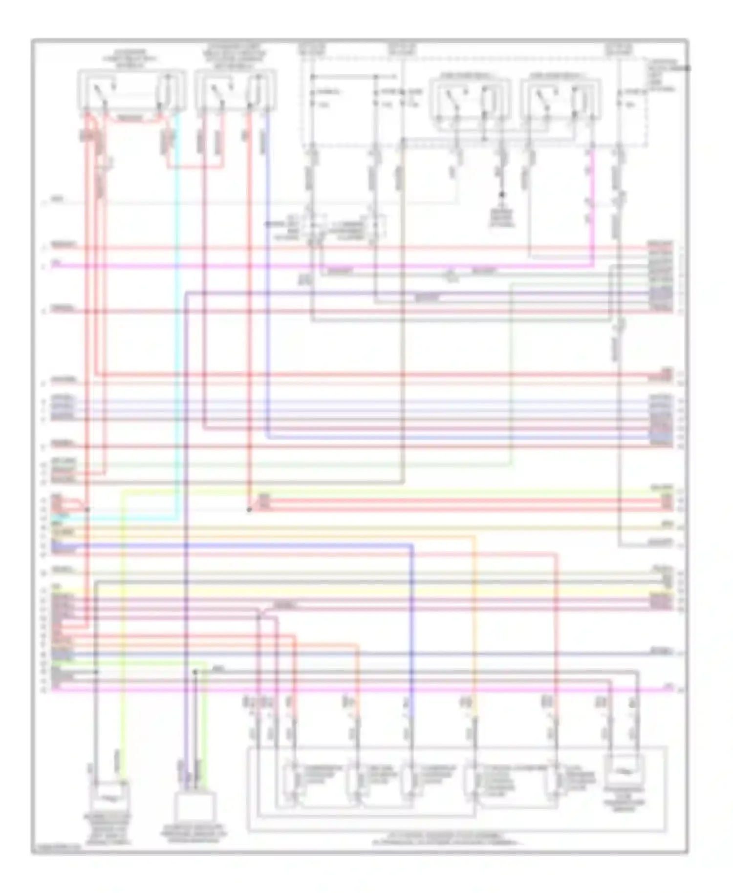 Galant Mitsubishi IX facelift 2 (2008-2012): Wiring diagram engine performance 2.4l (2 of 5)