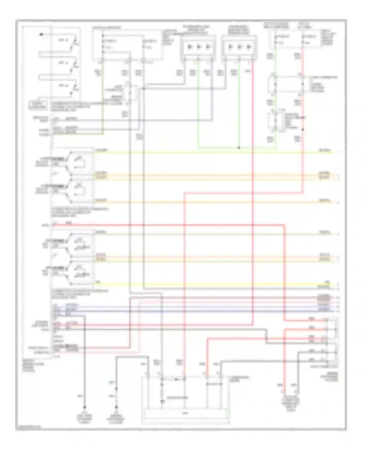 Galant Mitsubishi IX facelift 2 (2008-2012): Supplemental restraints circuit (1 of 3)