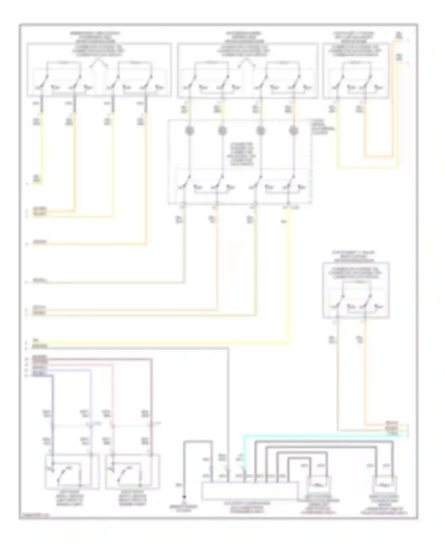 Galant Mitsubishi IX facelift 2 (2008-2012): Supplemental restraints circuit (2 of 3)