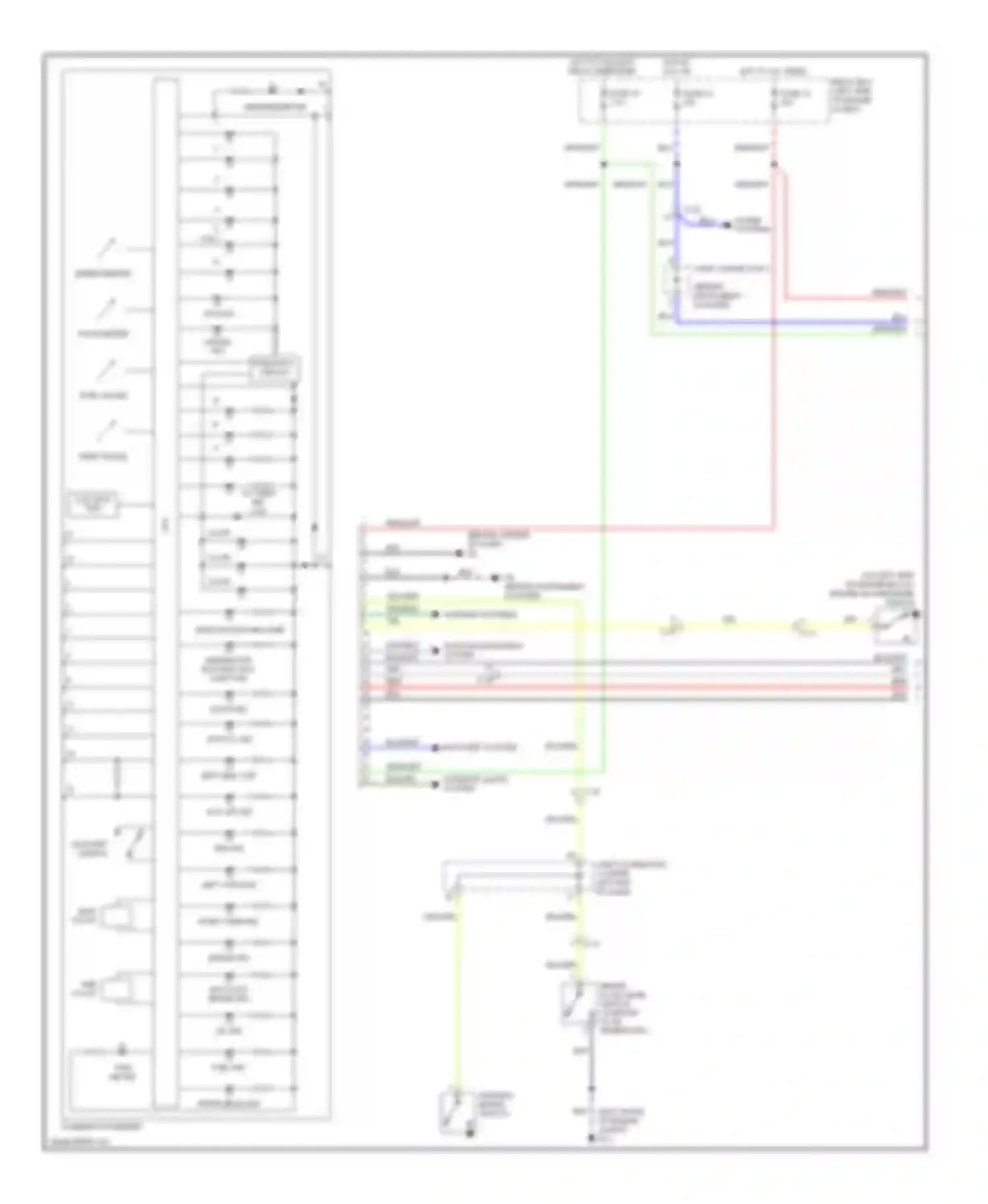 Wiring diagram 13 c-28 for Mitsubishi Galant IX facelift 2 (2008-2012) (2 of 2)