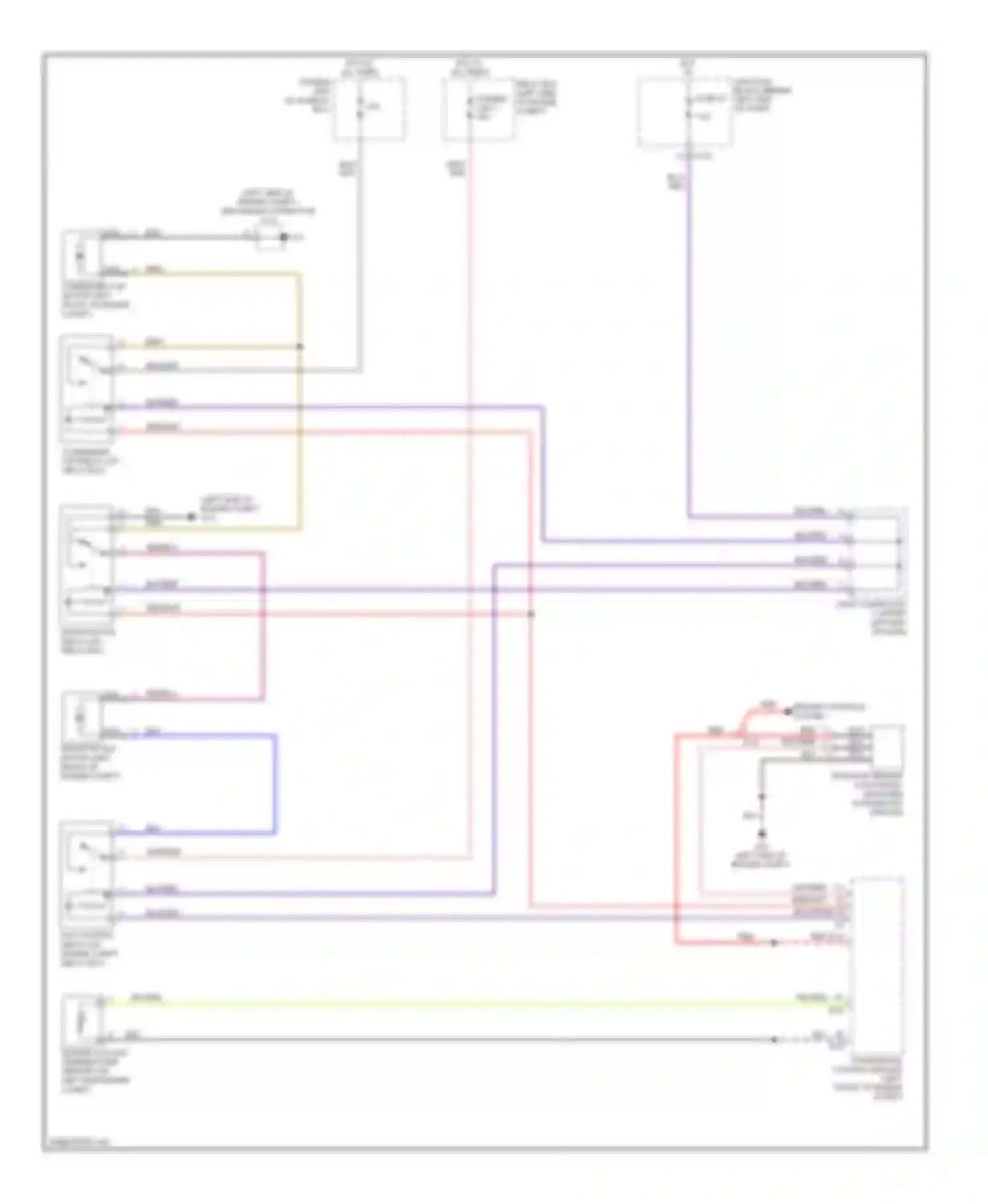 Wiring diagram blu/org for Mitsubishi Galant IX facelift 2 (2008-2012) (4 of 10)