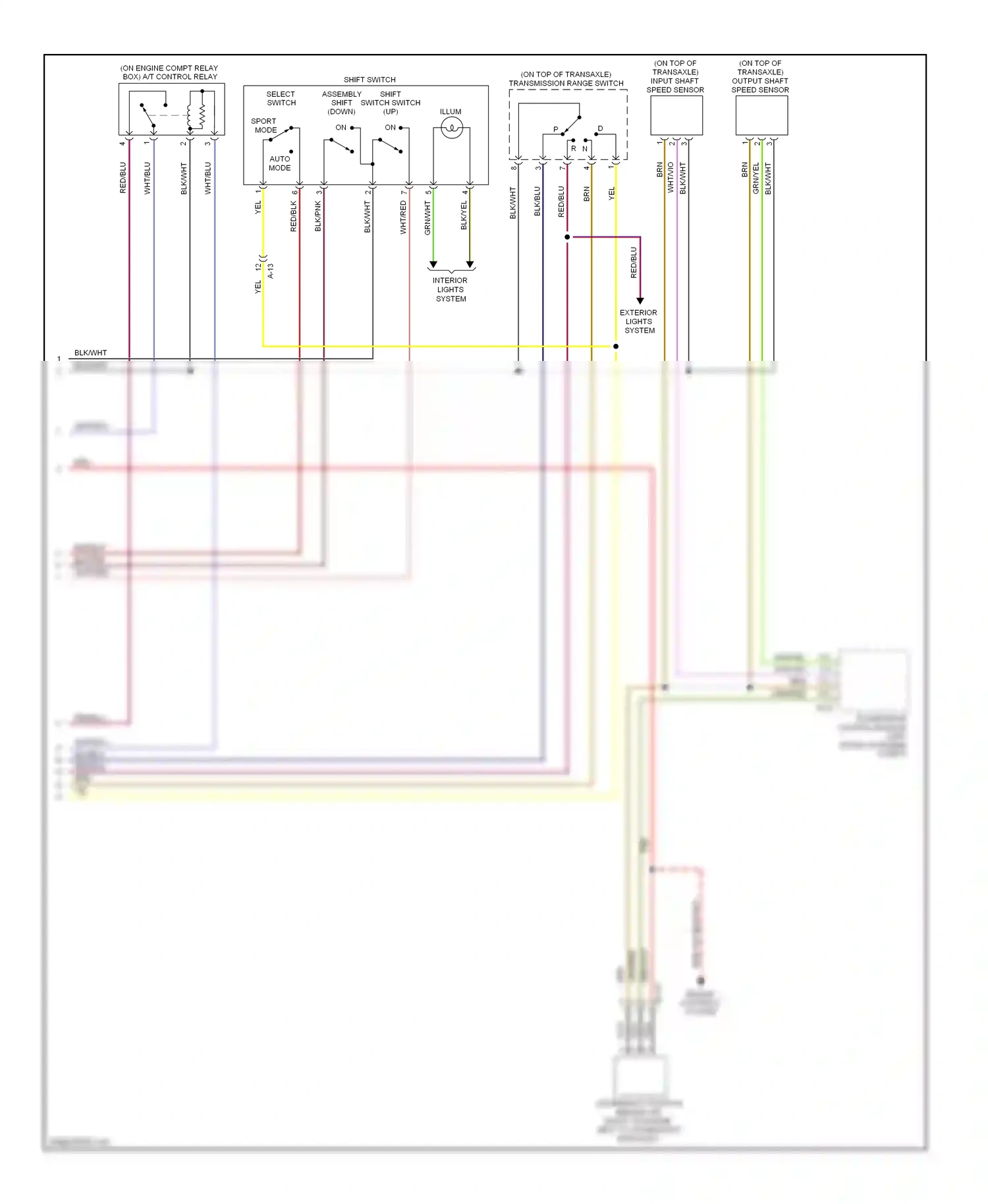 Mitsubishi Galant IX facelift 2 (2008-2012) engine controls system wiring diagram  (8 of 8)