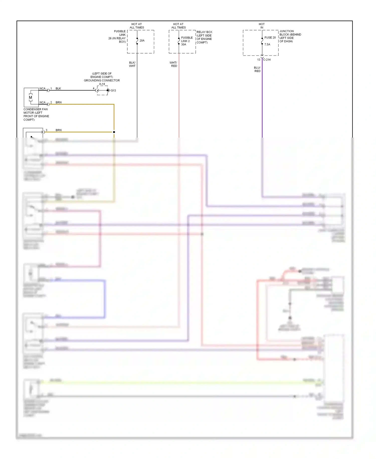 Mitsubishi Galant IX facelift 2 (2008-2012) engine controls system wiring diagram  (2 of 8)
