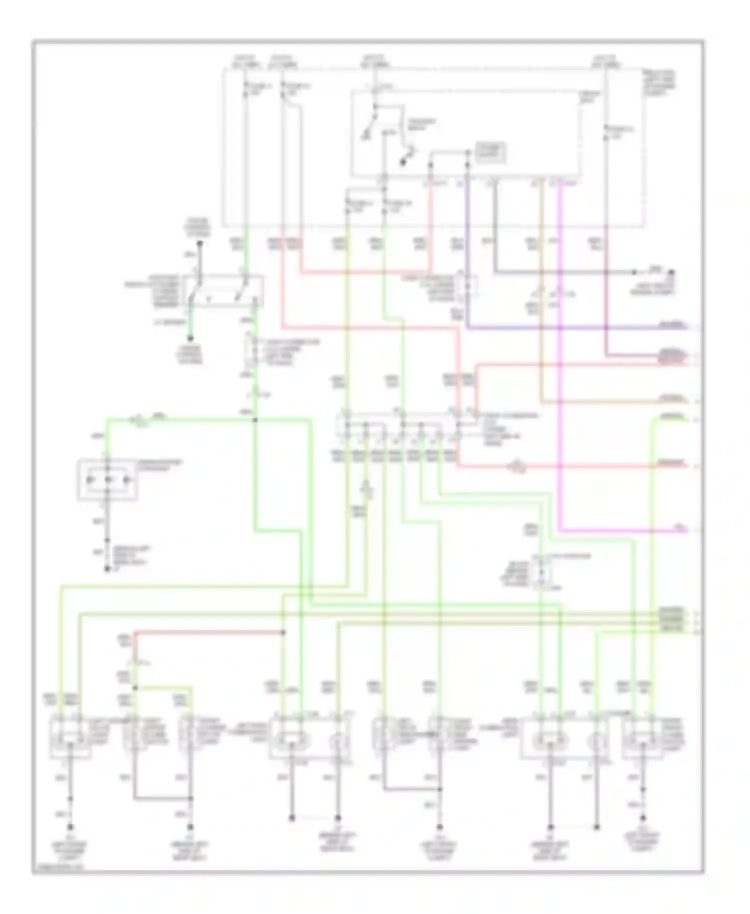 Wiring diagram fuse 14 for Mitsubishi Galant IX facelift 2 (2008-2012) (1 of 5)