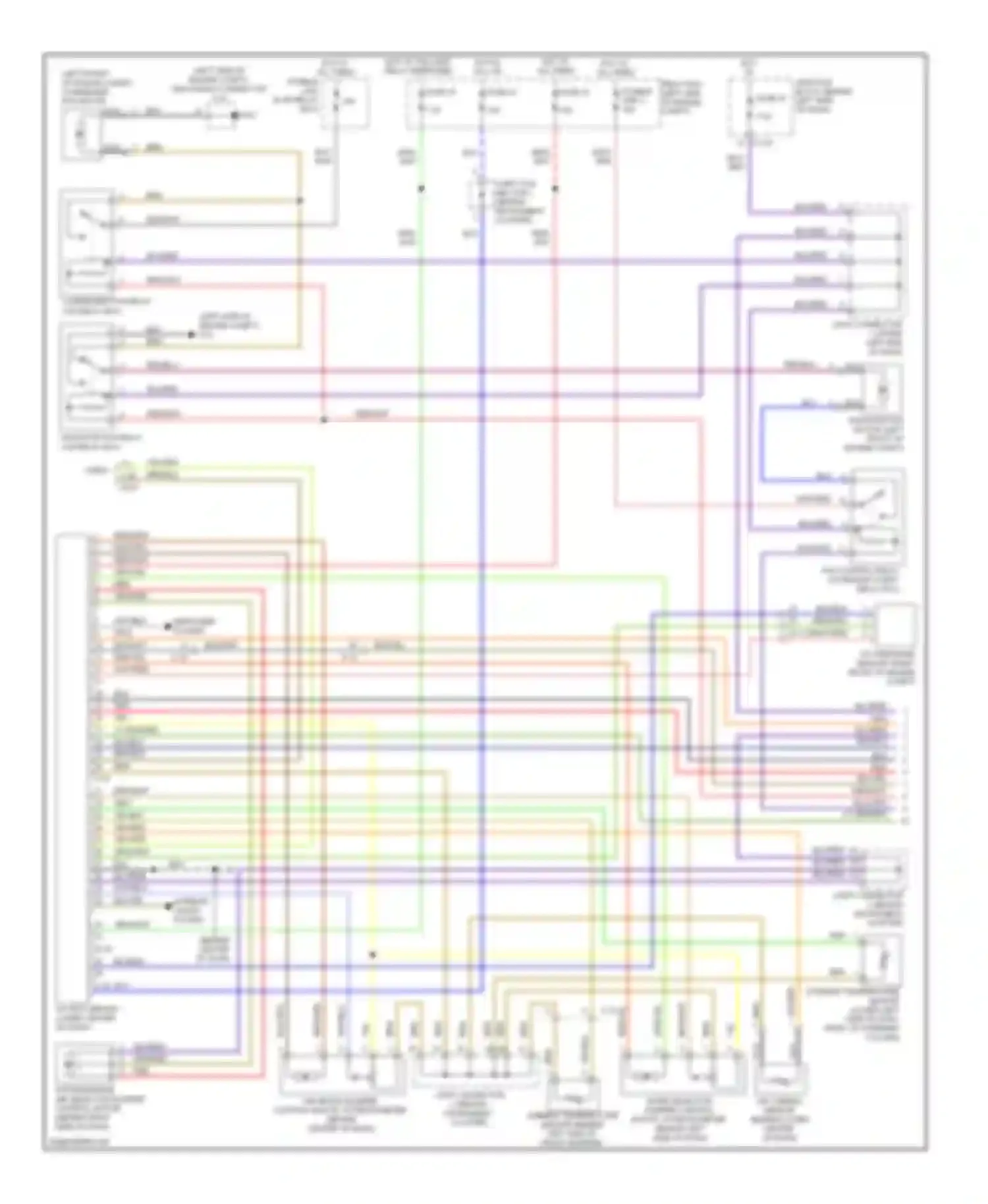 Wiring diagram hot in acc or on for Mitsubishi Galant IX facelift 2 (2008-2012) (1 of 7)