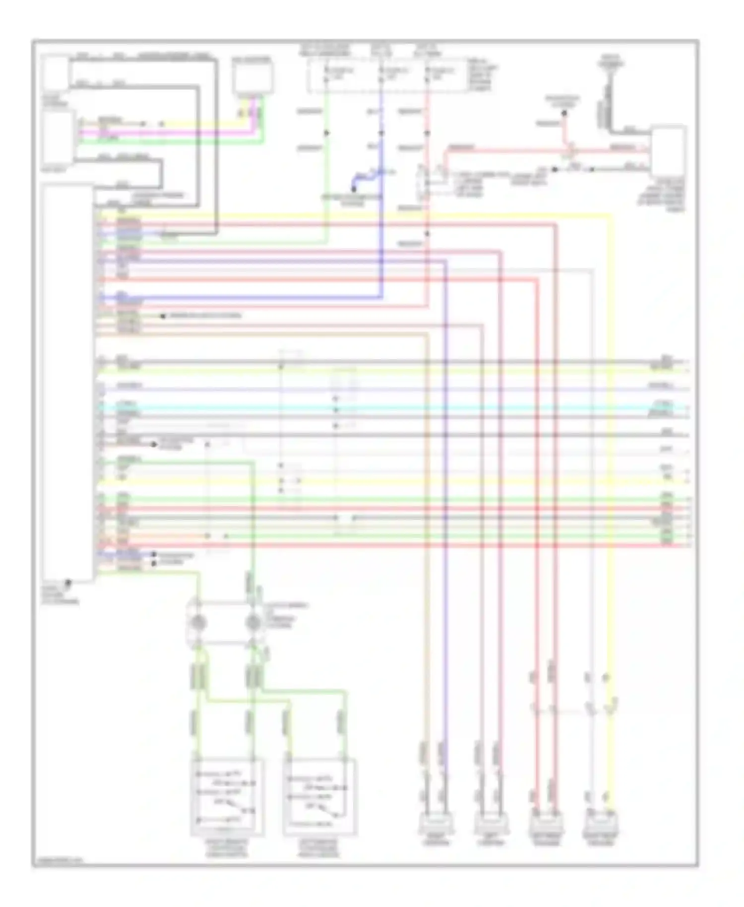 Wiring diagram yel/blu for Mitsubishi Galant IX facelift 2 (2008-2012) (2 of 12)