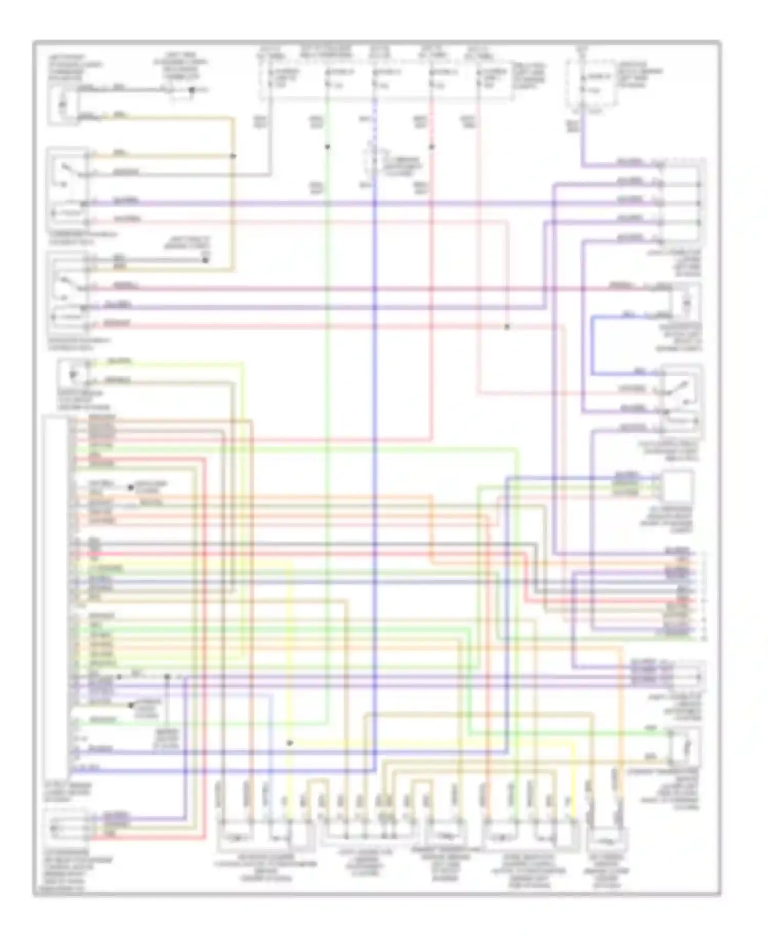 Galant Mitsubishi IX facelift (2006-2009): Automatic a/c circuit (1 of 2)