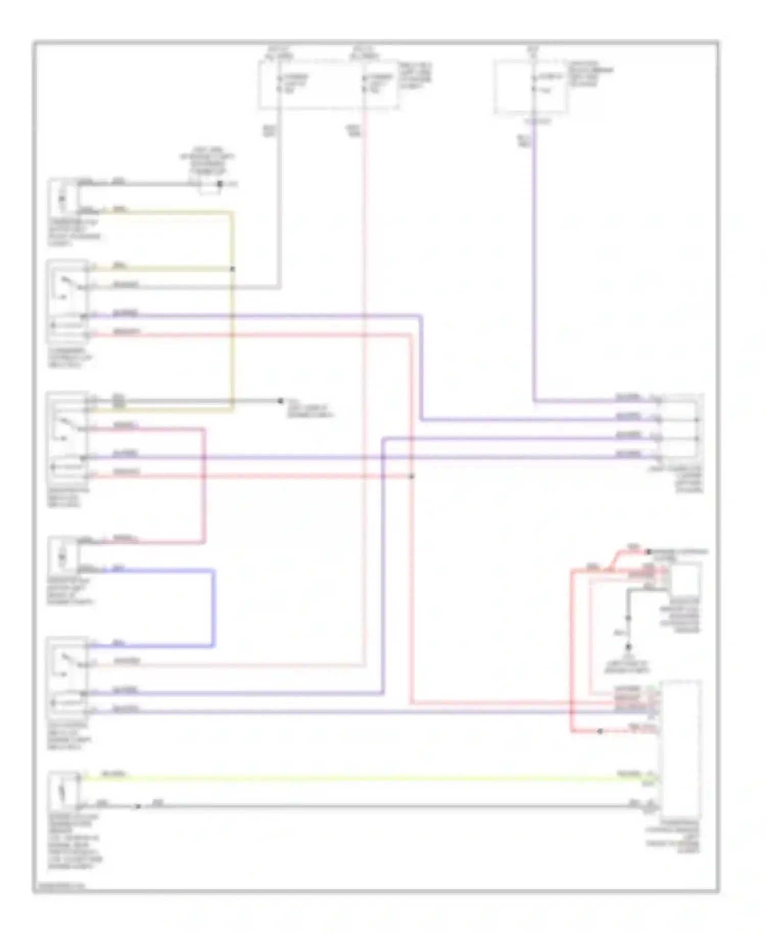 Galant Mitsubishi IX facelift (2006-2009): Cooling fan circuit