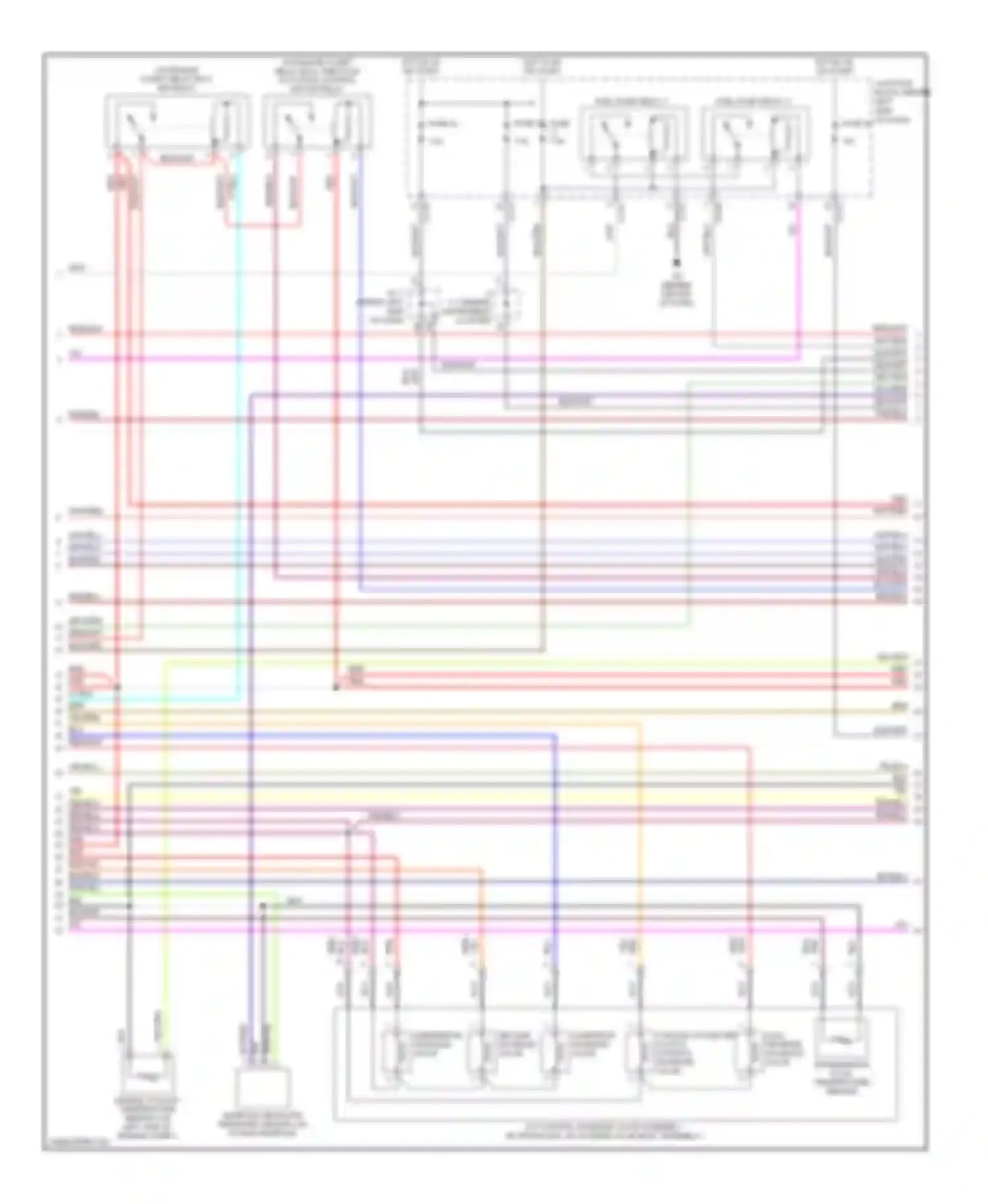 Galant Mitsubishi IX facelift (2006-2009): Wiring diagram engine performance 2.4l (2 of 5)