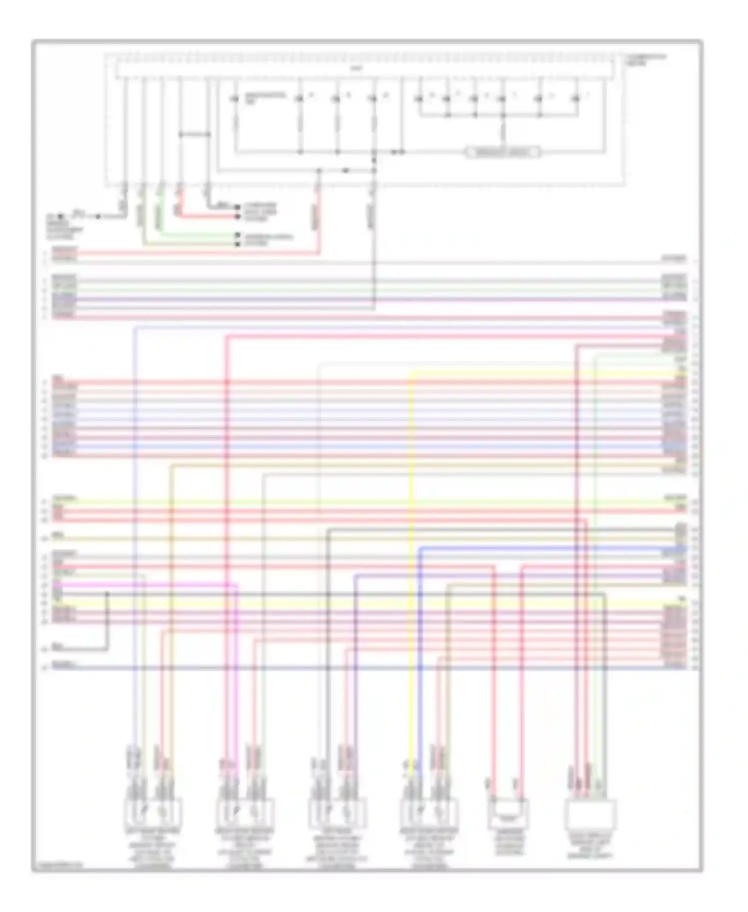 Galant Mitsubishi IX facelift (2006-2009): Wiring diagram engine performance 3.8l (3 of 5)