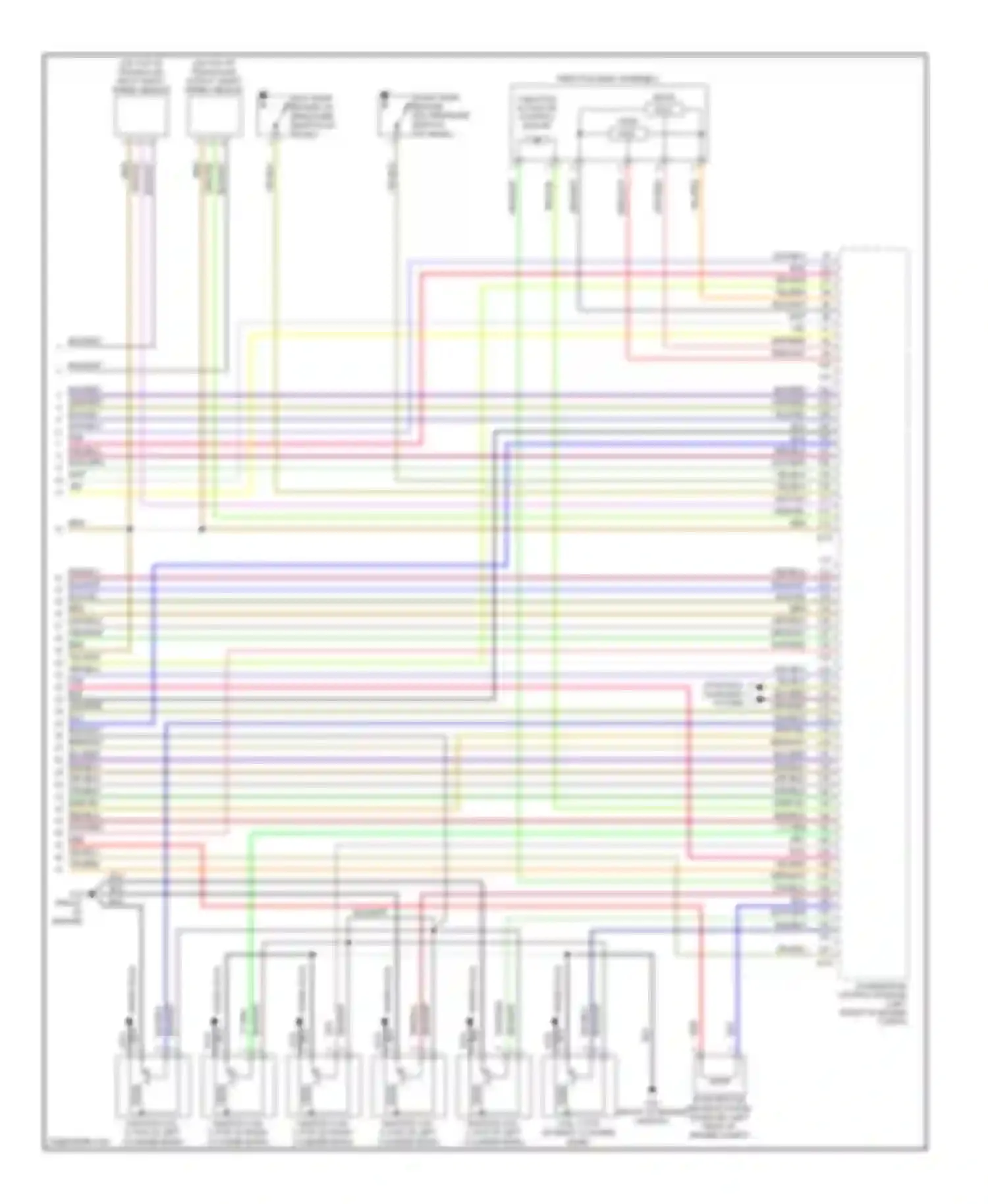 Galant Mitsubishi IX facelift (2006-2009): Wiring diagram engine performance 3.8l (5 of 5)