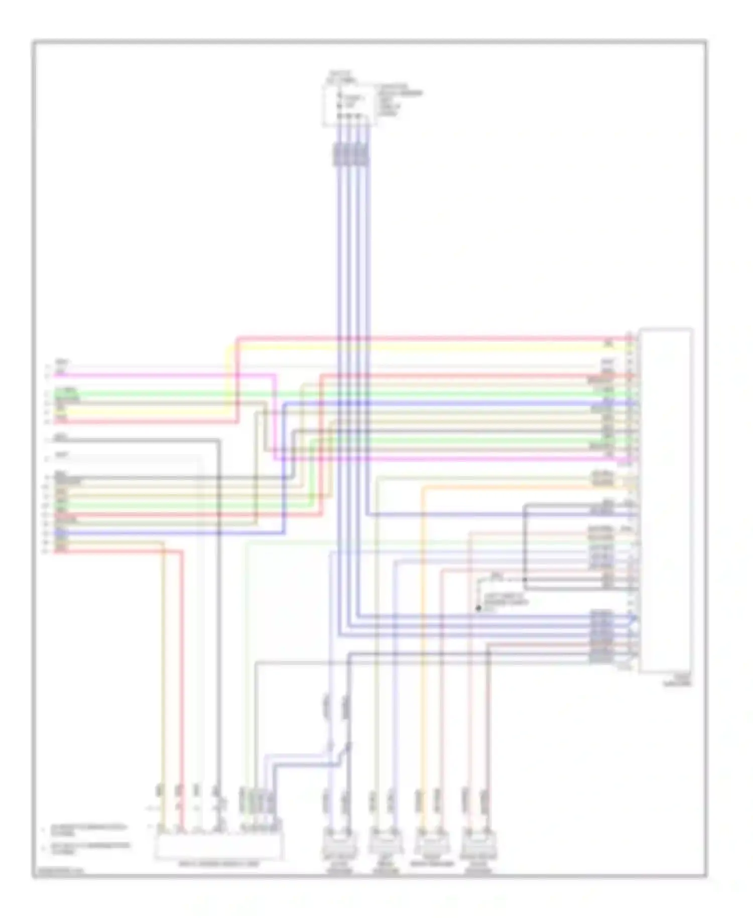 Galant Mitsubishi IX facelift (2006-2009): Radio circuit, with amplifier (2 of 2)