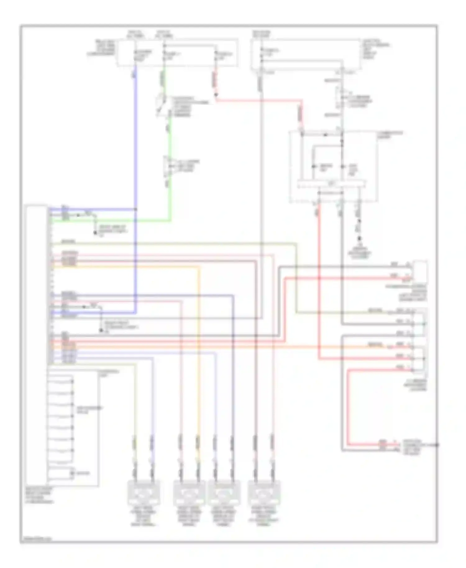 Wiring diagram anti- lock for Mitsubishi Galant IX facelift (2006-2009) (1 of 1)
