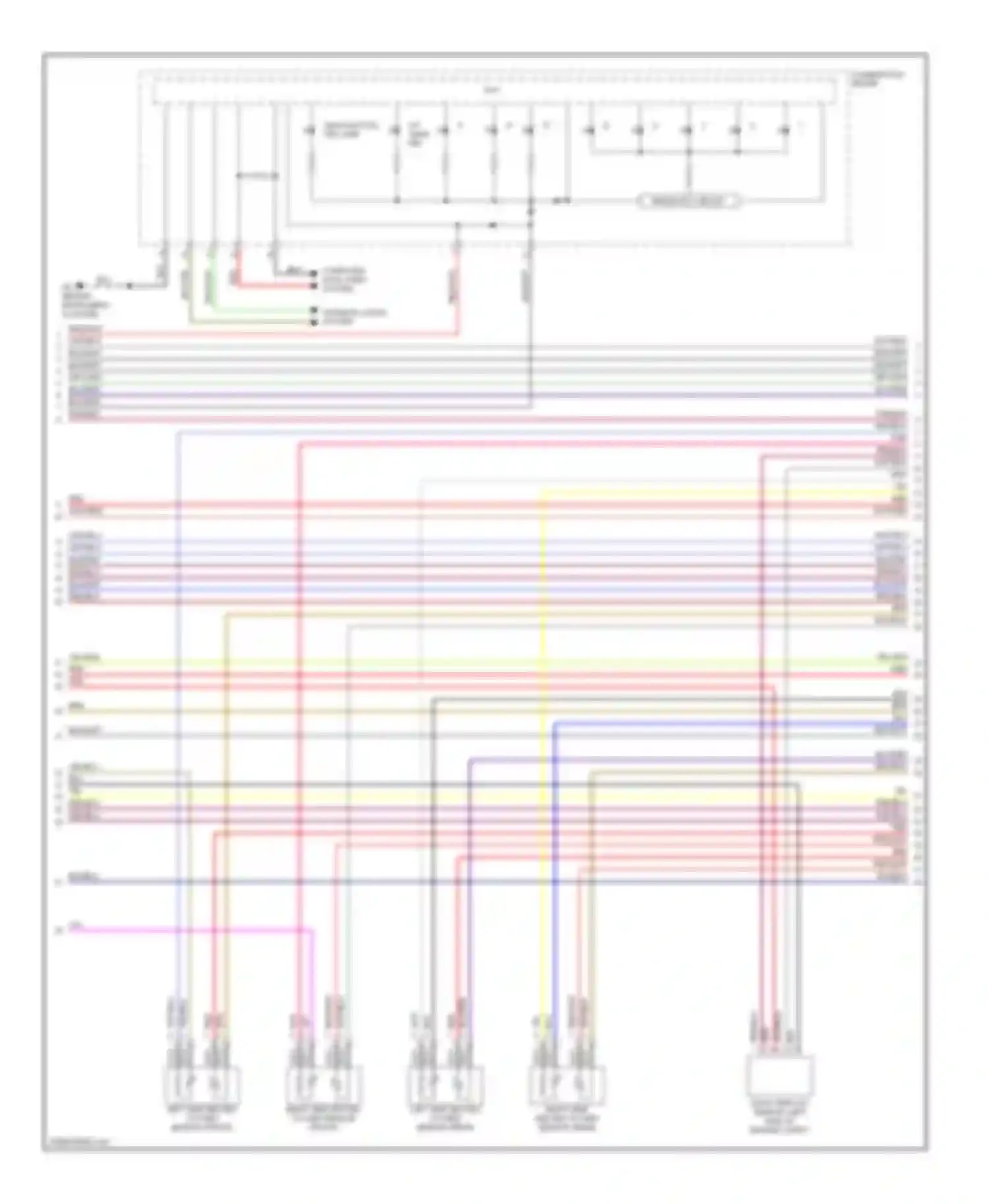Wiring diagram a/t temp ind for Mitsubishi Galant IX facelift (2006-2009) (1 of 4)