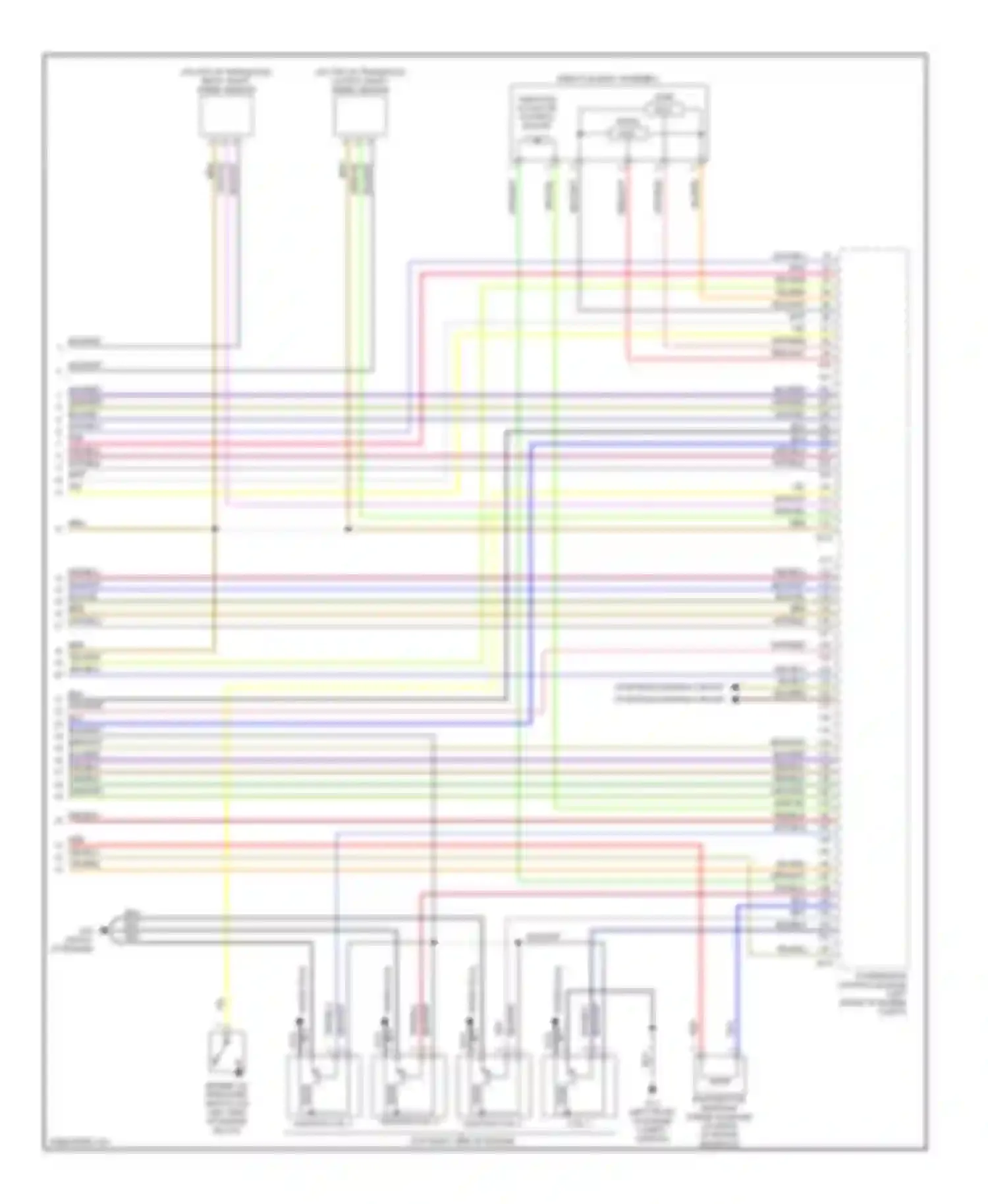 Wiring diagram b-22 for Mitsubishi Galant IX facelift (2006-2009) (3 of 4)
