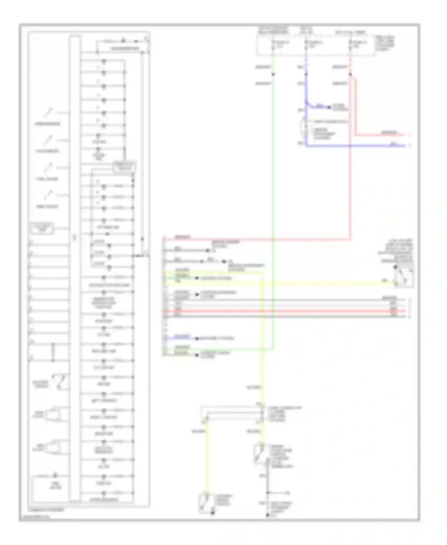 Wiring diagram cruise ind for Mitsubishi Galant IX facelift (2006-2009) (2 of 3)
