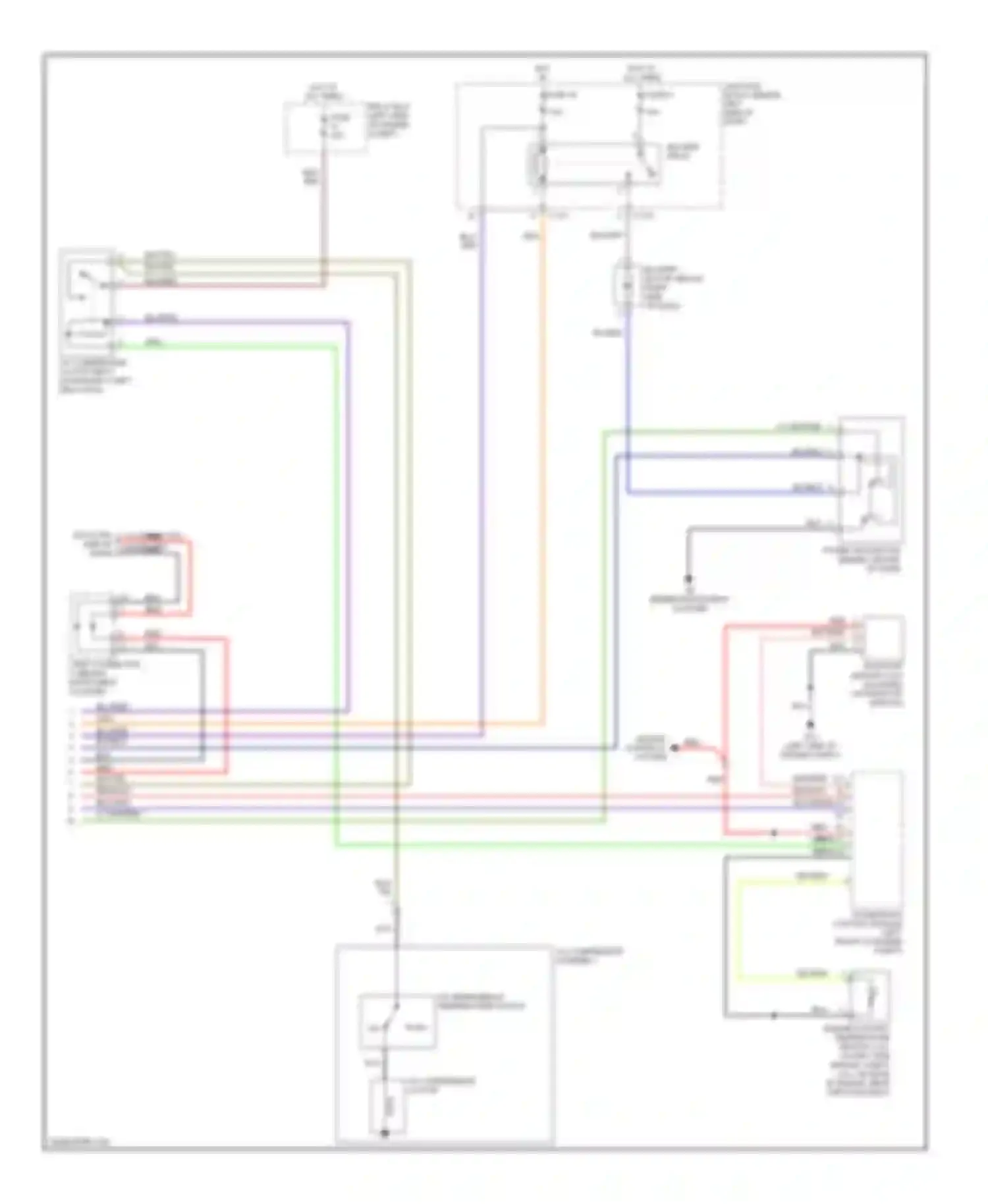 Wiring diagram engine coolant temperature sensor (2.4l: on left side for Mitsubishi Galant IX facelift (2006-2009) (3 of 3)