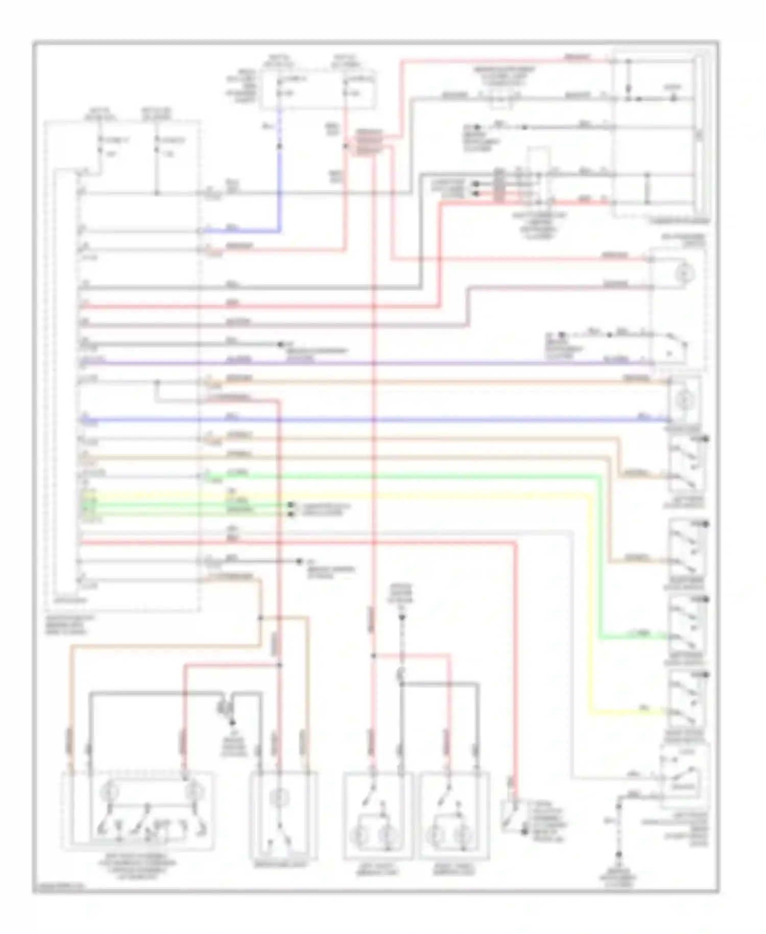 Wiring diagram etacs-ecu for Mitsubishi Galant IX facelift (2006-2009) (2 of 13)