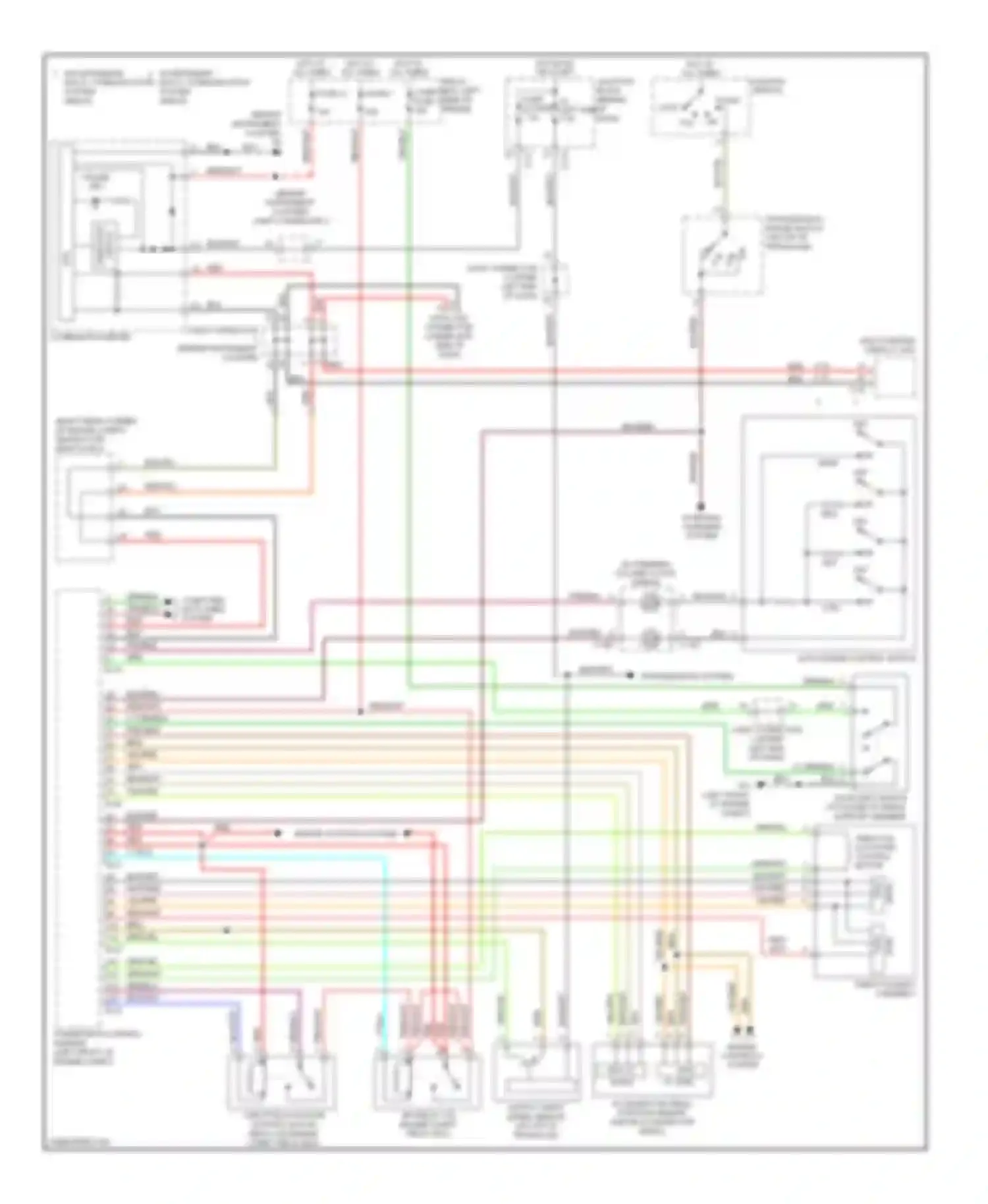 Wiring diagram fuse 23 fuse 22 left side of dash) for Mitsubishi Galant IX facelift (2006-2009) (1 of 1)