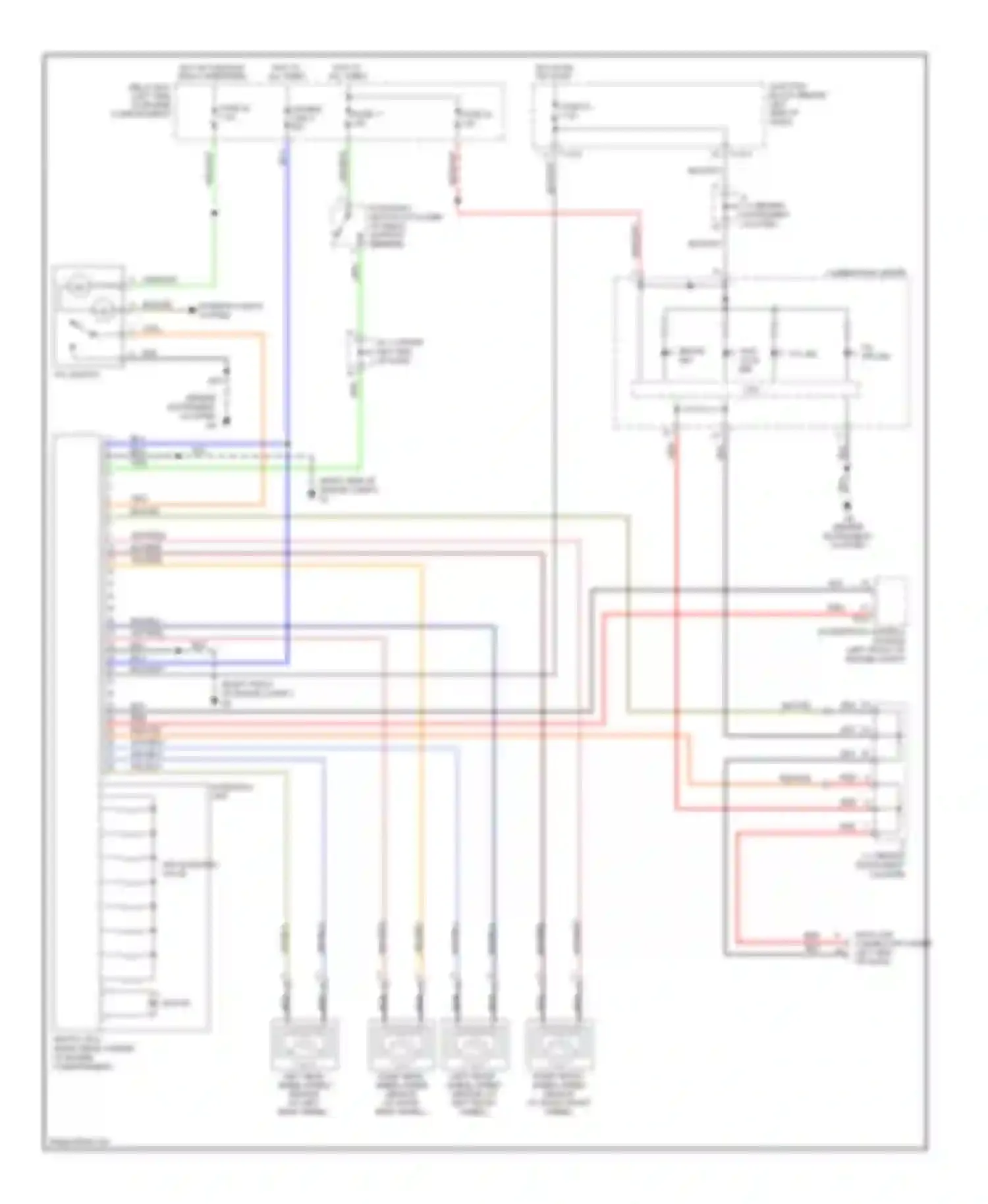 Wiring diagram red/wht for Mitsubishi Galant IX facelift (2006-2009) (1 of 50)