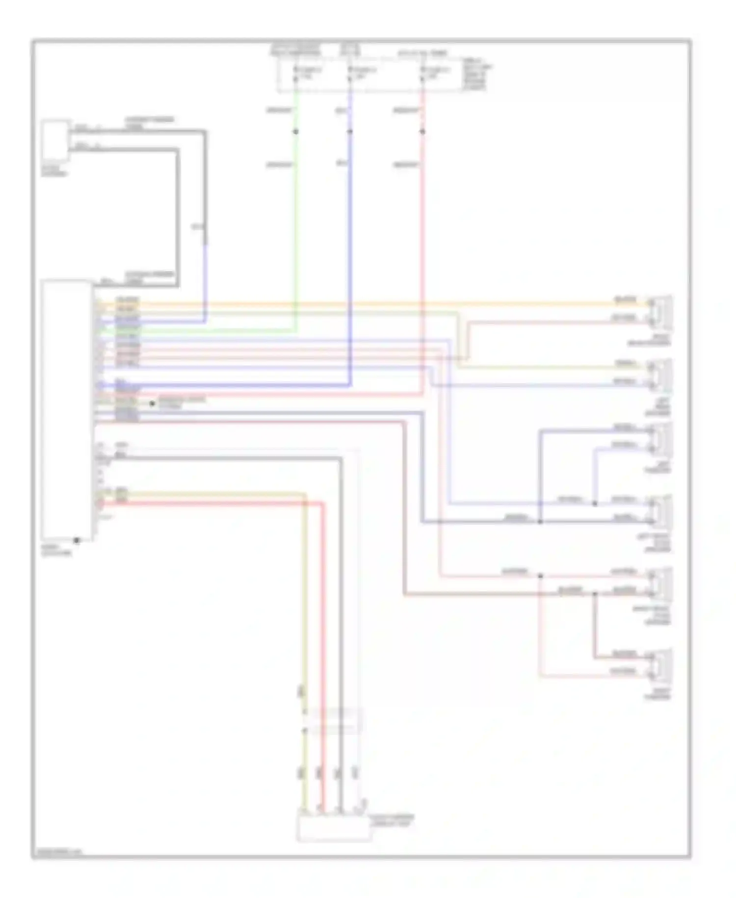 Wiring diagram yel/blu for Mitsubishi Galant IX facelift (2006-2009) (12 of 17)