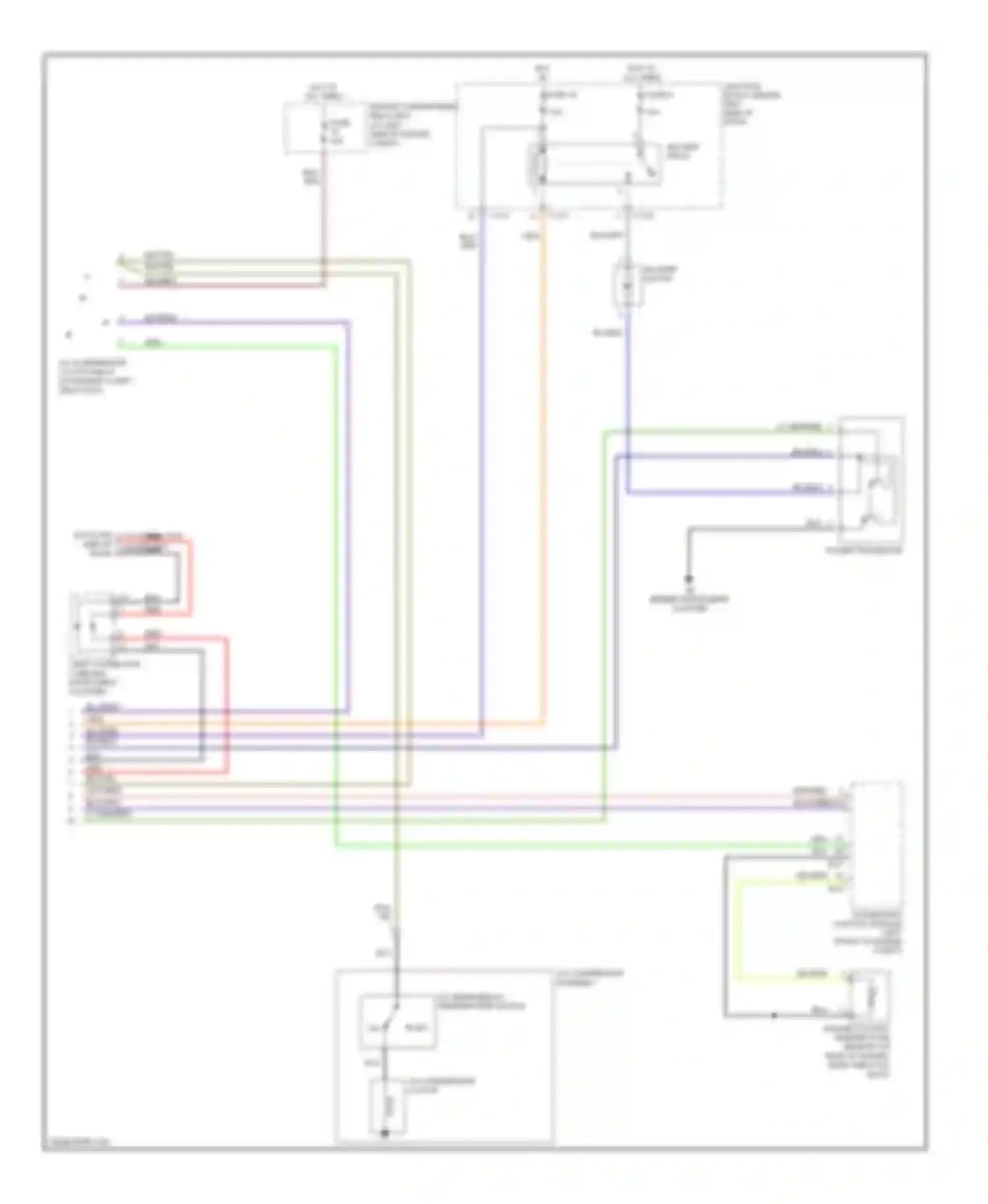 Galant Mitsubishi IX (2003-2006): Automatic a/c circuit (2 of 2)