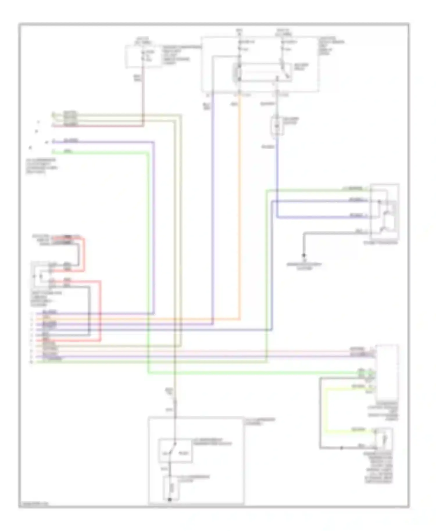 Galant Mitsubishi IX (2003-2006): Manual a/c circuit, middle option (2 of 2)