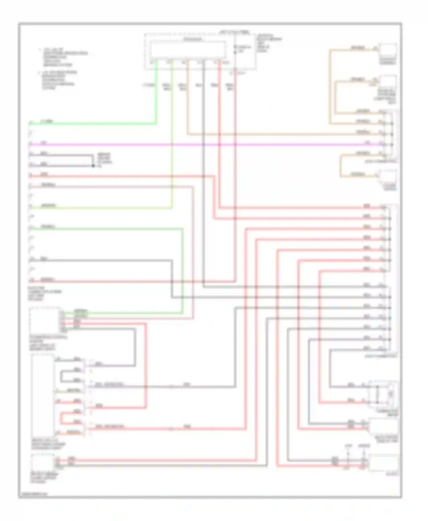 Galant Mitsubishi IX (2003-2006): Computer data lines circuit