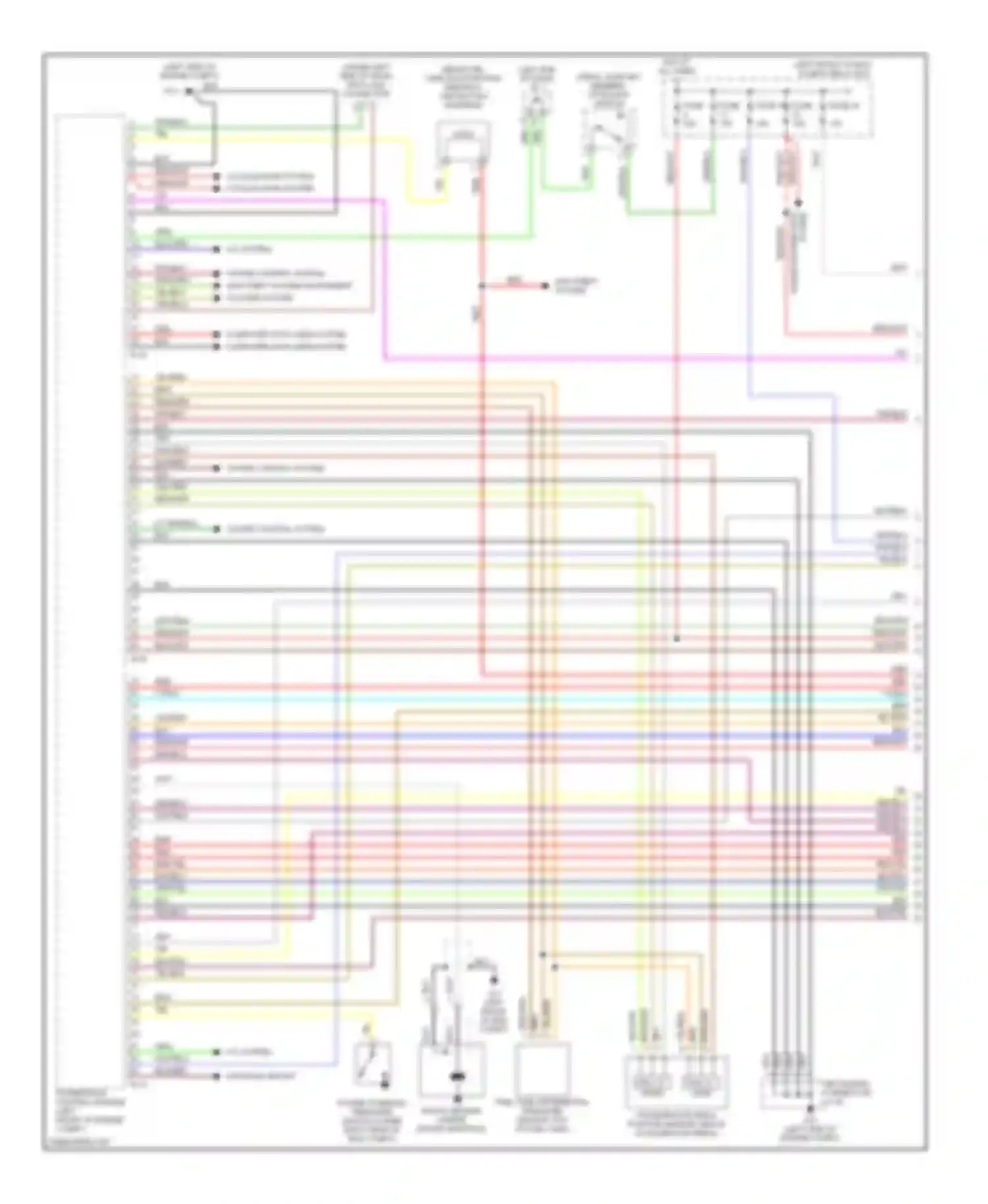 Galant Mitsubishi IX (2003-2006): Wiring diagram engine performance 2.4l (1 of 5)