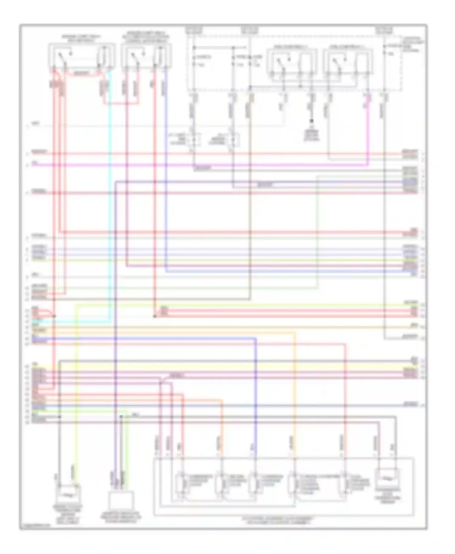Galant Mitsubishi IX (2003-2006): Wiring diagram engine performance 2.4l (2 of 5)