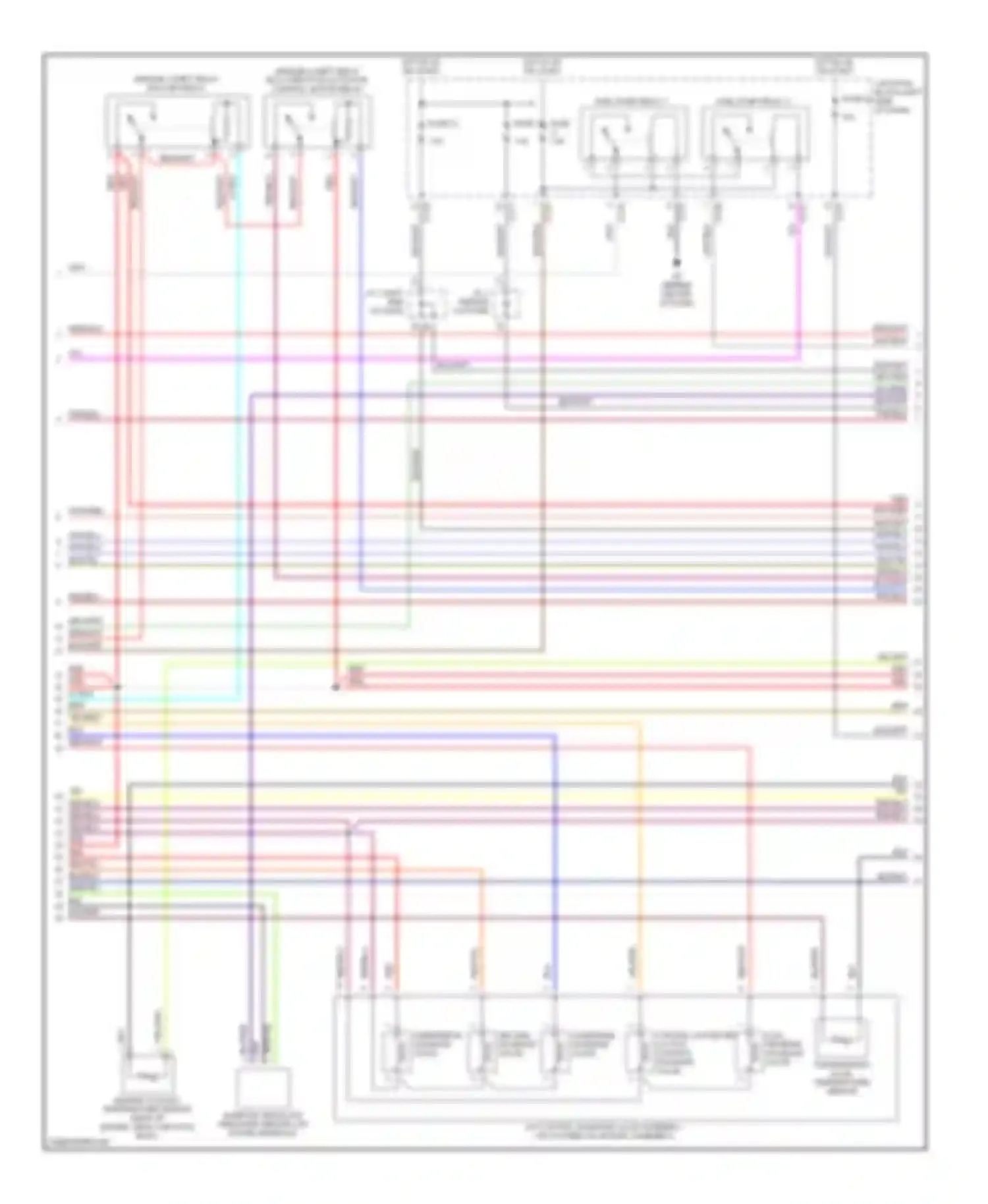 Galant Mitsubishi IX (2003-2006): Wiring diagram engine performance 3.8l (2 of 5)