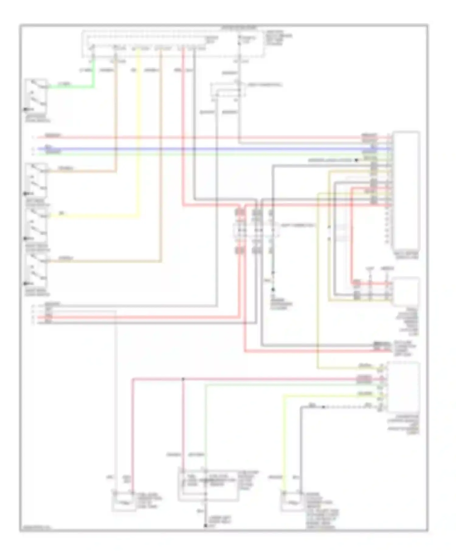 Galant Mitsubishi IX (2003-2006): Instrument cluster circuit (2 of 2)