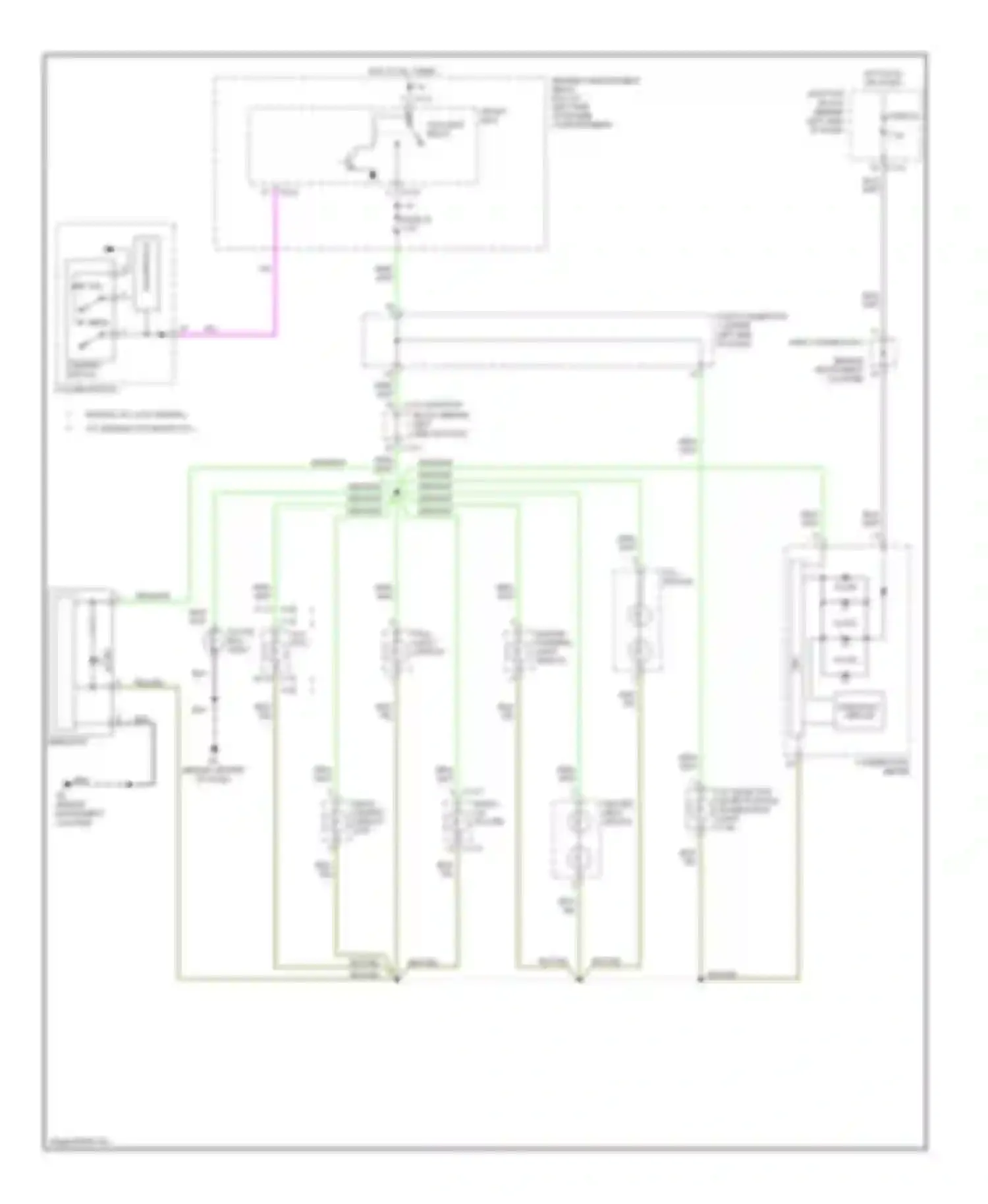 Galant Mitsubishi IX (2003-2006): Instrument illumination circuit