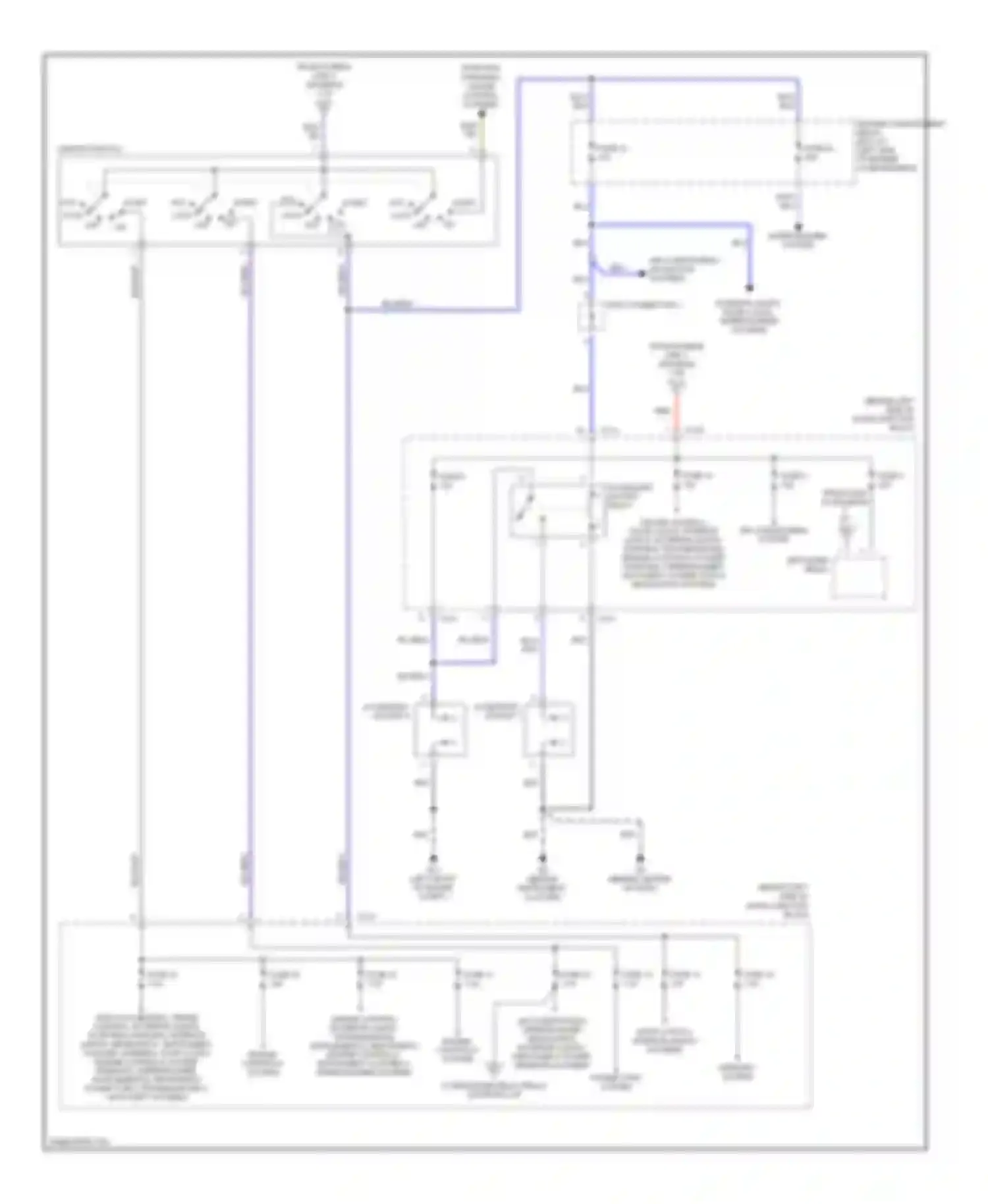 Galant Mitsubishi IX (2003-2006): Power distribution circuit (2 of 2)
